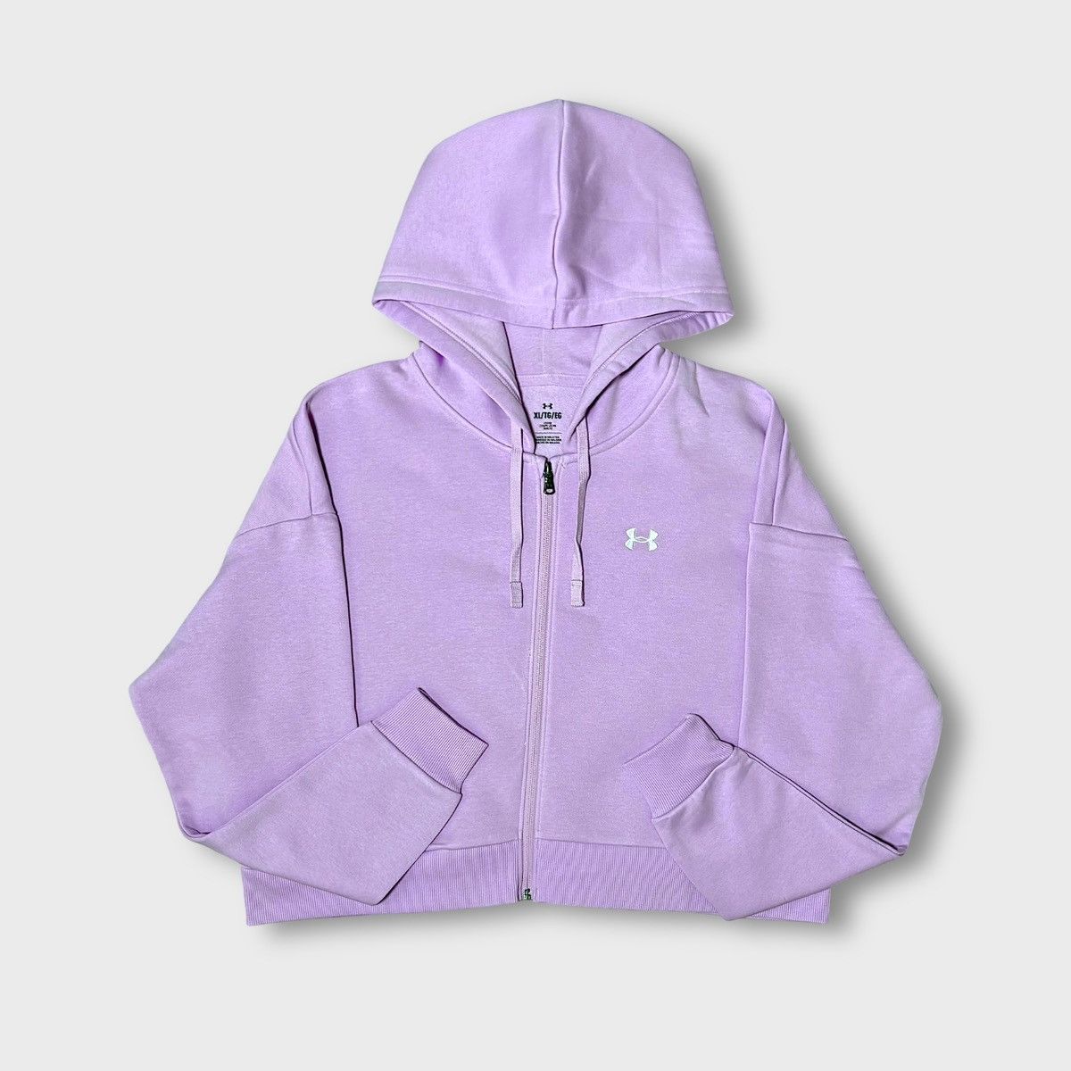 Under Armour Under Armour Lavender Women’s Rival Fleece Crop Hoodie Sz XL Size XL / US 12-14 / IT 48-50 - 6 Thumbnail