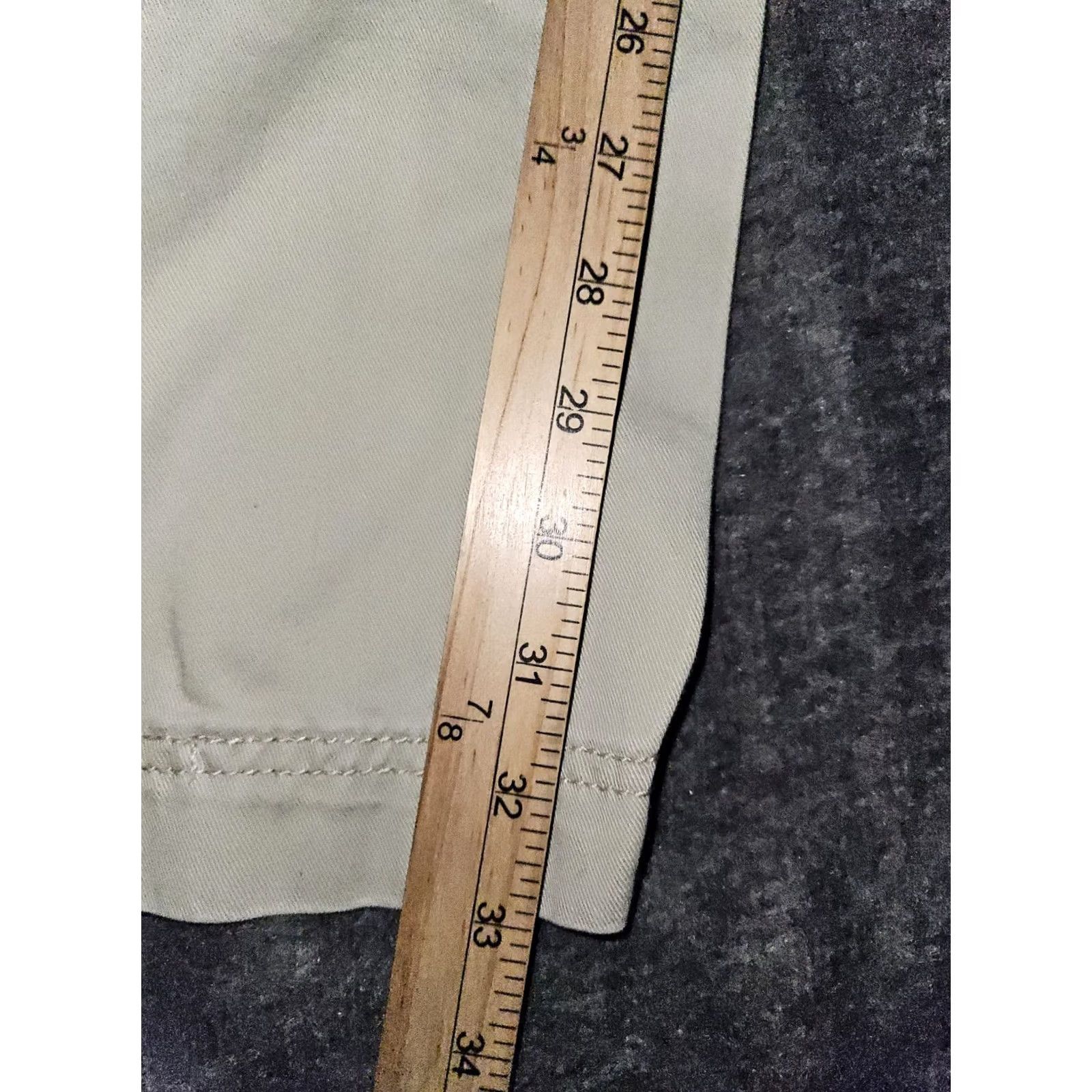 Levi's VINTAGE Levi's Cargo Pants Mens 36x34 Khaki Workwear Cargo Pockets Egypt Army Logo Relaxed Straight Regular Beige 90s Mens Size US 36 / EU 52 - 6 Thumbnail