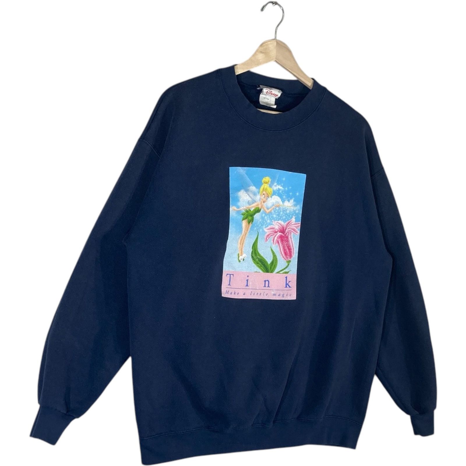 Disney Vintage Disney Tinker Bell "Make A Little Magic" Crewneck L Size US L / EU 52-54 / 3 - 4 Thumbnail