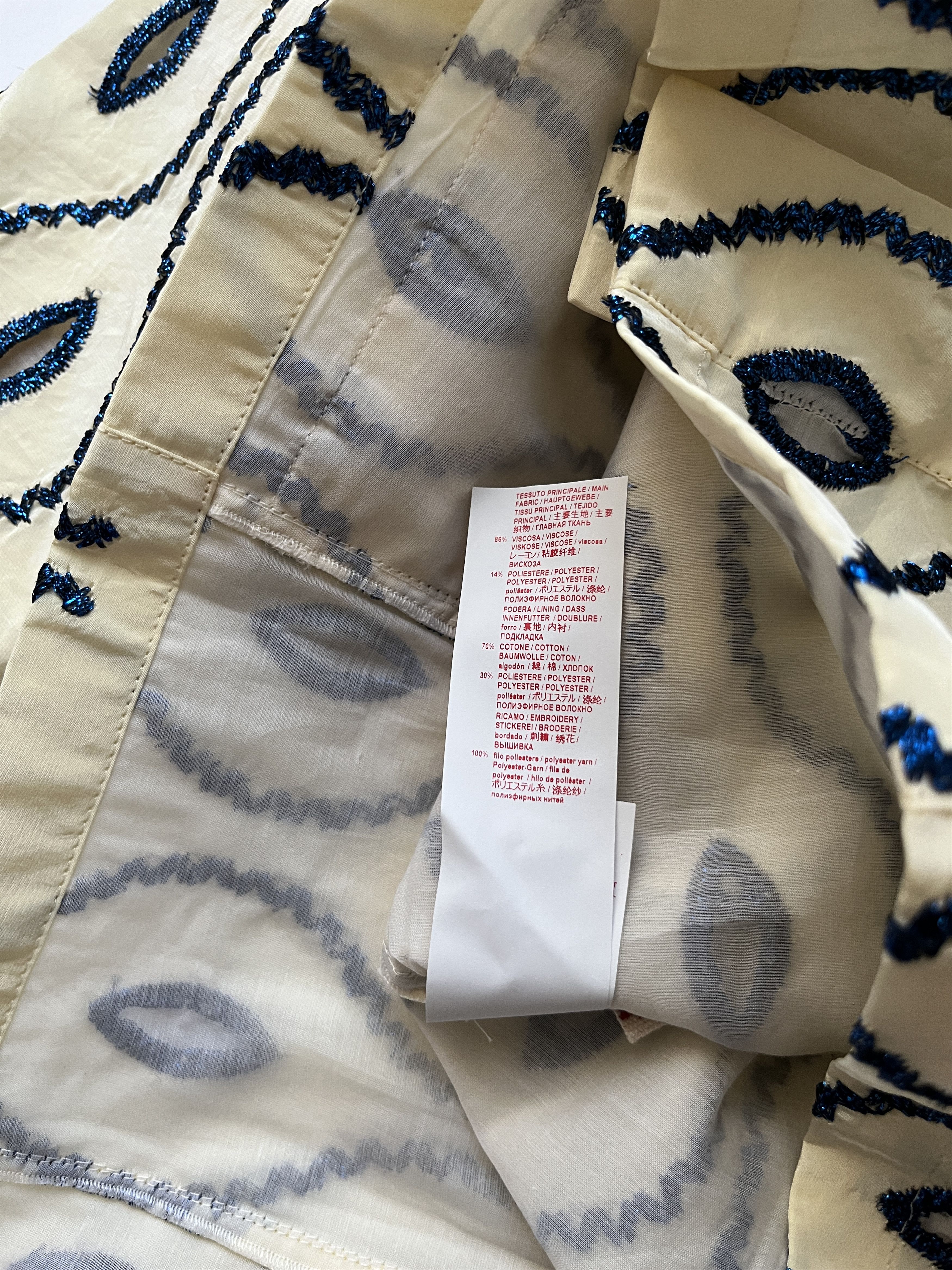 Marni ⚡️QUICK SALE⚡️Marni Cream Eyelet Taffeta Embroidered Jacket Size M / US 6-8 / IT 42-44 - 5 Thumbnail