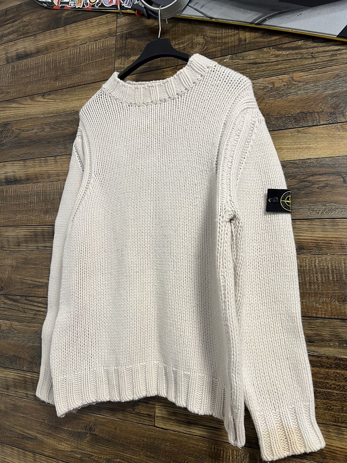 Stone Island STONE ISLAND Vintage Wool Knit Sweater Crew Neck Size US XL / EU 56 / 4 - 3 Thumbnail
