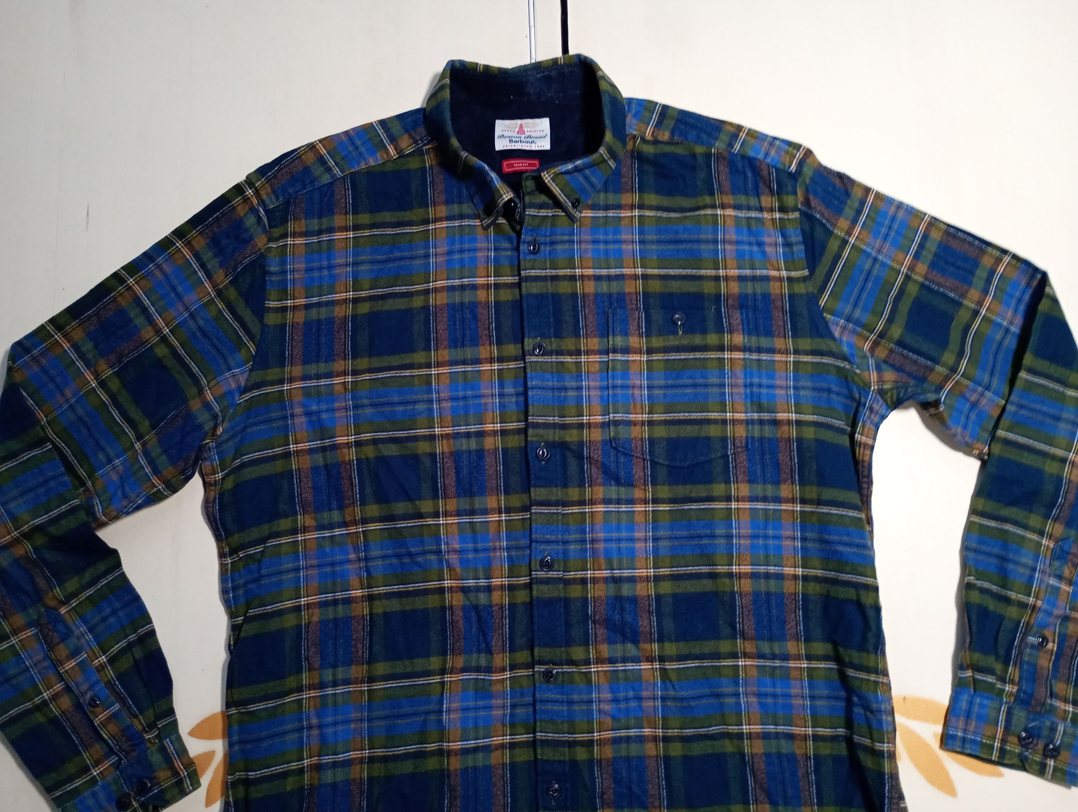 Barbour Barbour Castleford Checkered Flannel Shirt Size US L / EU 52-54 / 3 - 4 Thumbnail