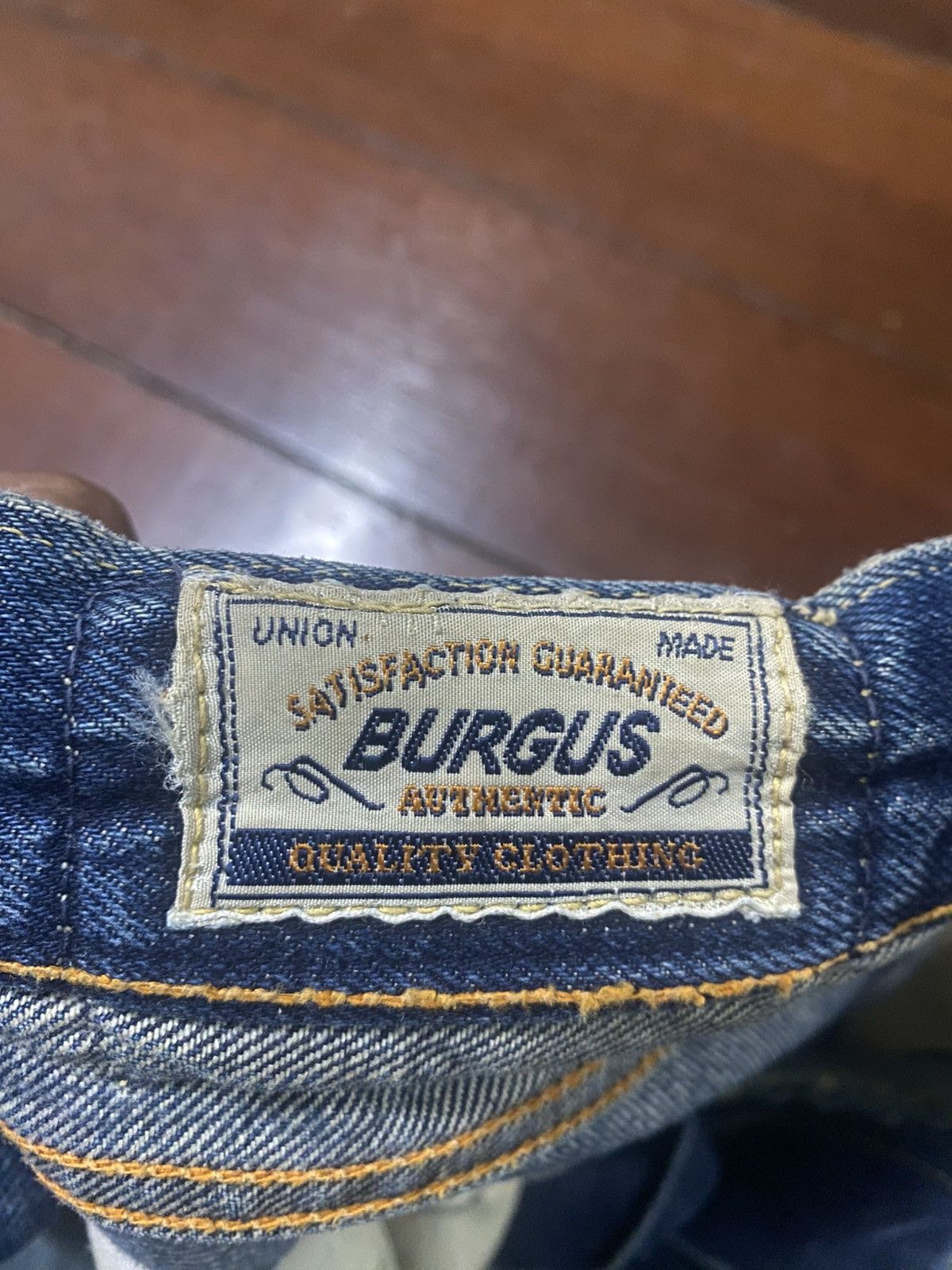 Burgus Plus Vintage Burgus Plus Hinoya Co Distressed mud wash Selvedge Size US 30 / EU 46 - 21 Thumbnail