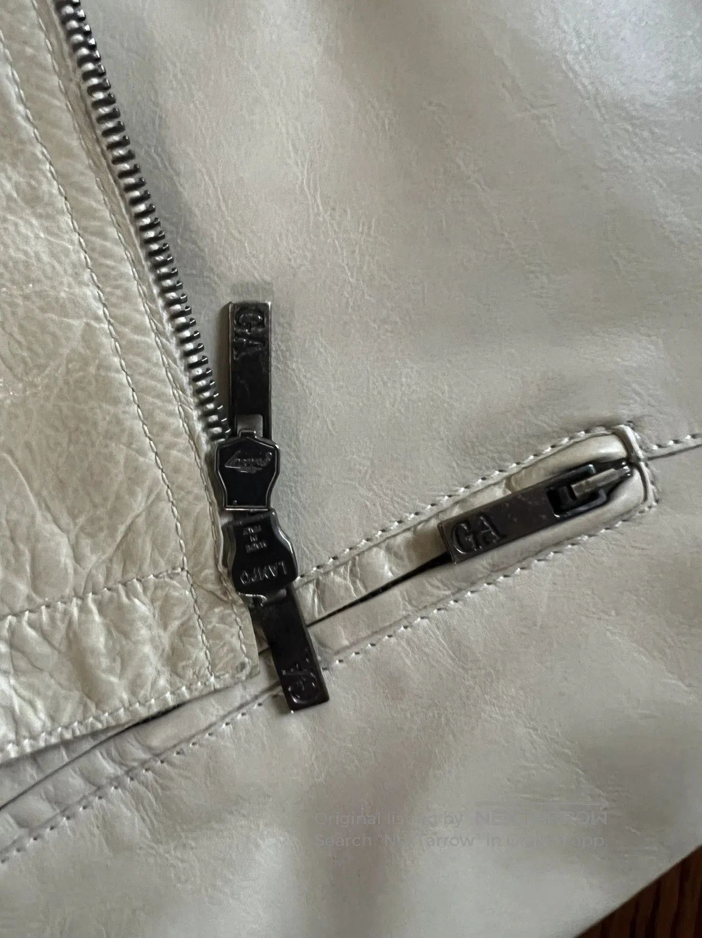 Giorgio Armani Giorgio Armani Men's Leather Jacket. Size US S / EU 44-46 / 1 - 7 Thumbnail