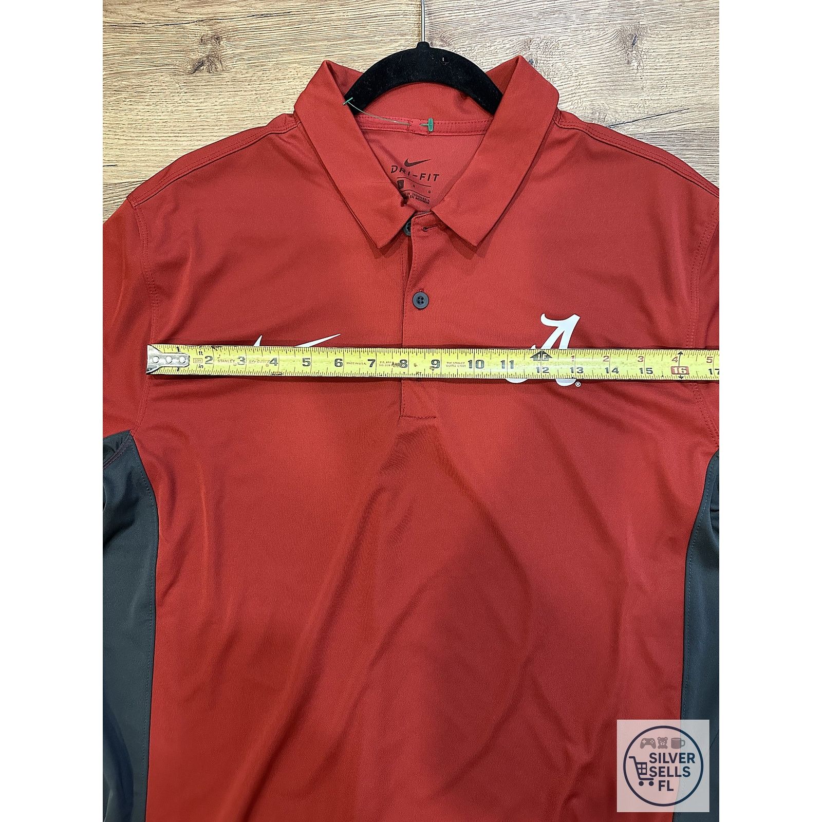 Nike Nike Alabama Crimson Tide Red Dri-FIT Polo Shirt Large Size US L / EU 52-54 / 3 - 6 Thumbnail