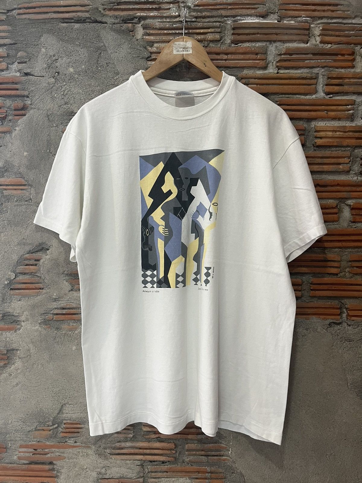 Arts & Science Vintage Arlequin a table by Juan Gris 1993’s Tshirt Size US L / EU 52-54 / 3 - 2 Thumbnail