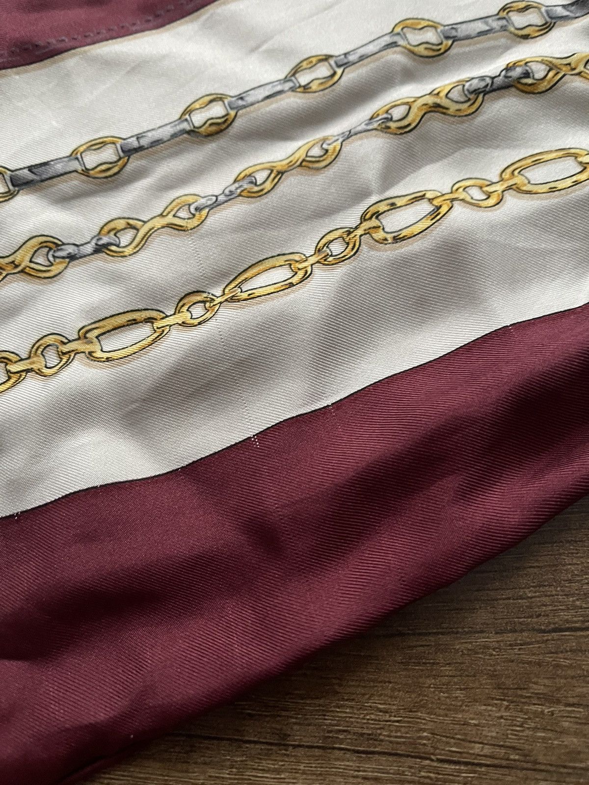 Cartier Must de Cartier Vintage Silk Scarf 90s Italy Size ONE SIZE - 14 Thumbnail