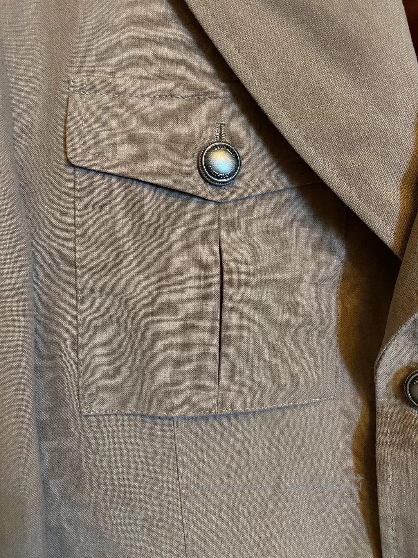 Brunello Cucinelli Brunello Cucinelli Linen Safari Jacket. Size US M / EU 48-50 / 2 - 4 Thumbnail