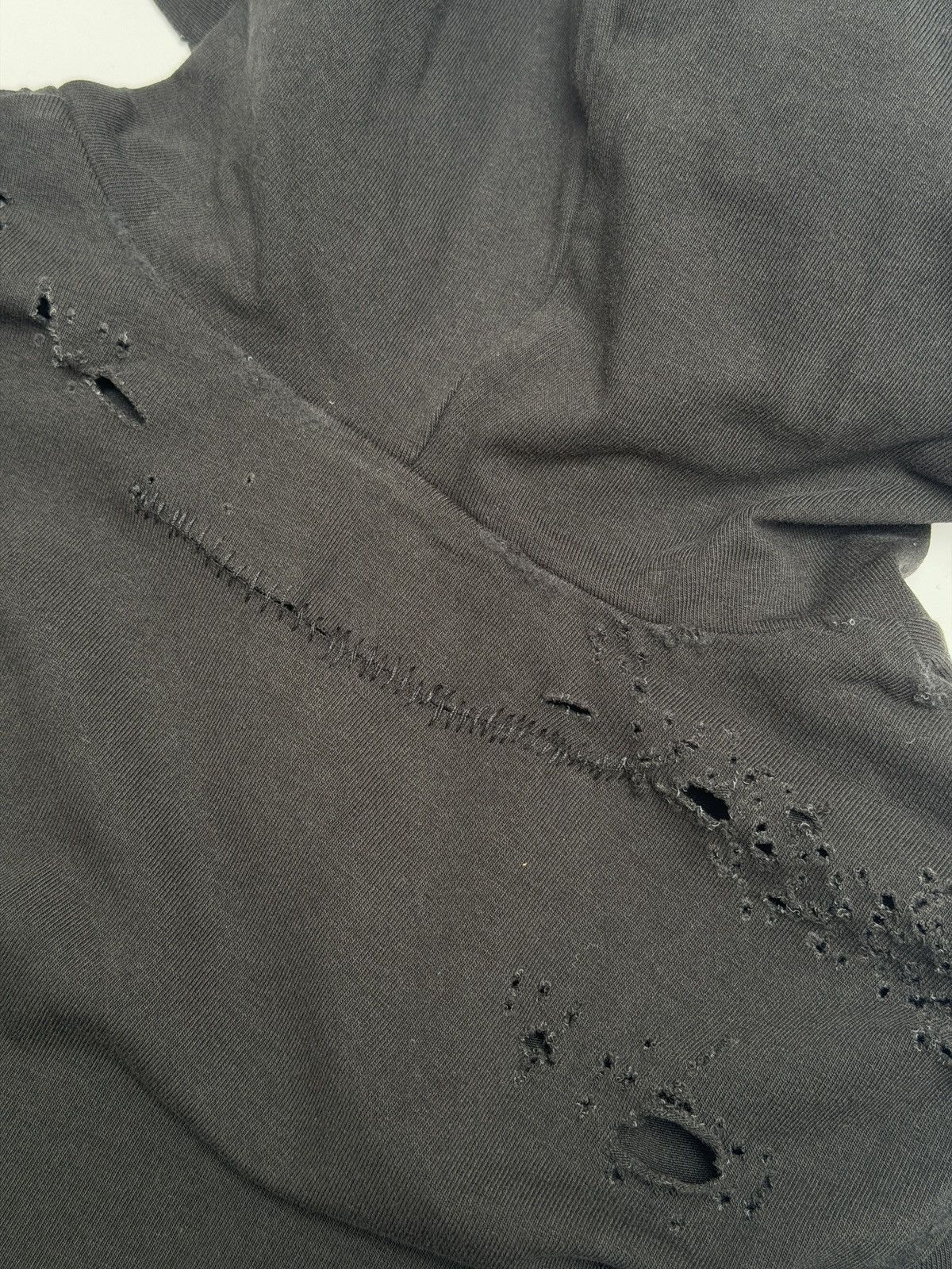 Balenciaga Balenciaga Antique Logo Print Peeling Stretch Zip Up Hoodie Size US XS / EU 42 / 0 - 6 Thumbnail