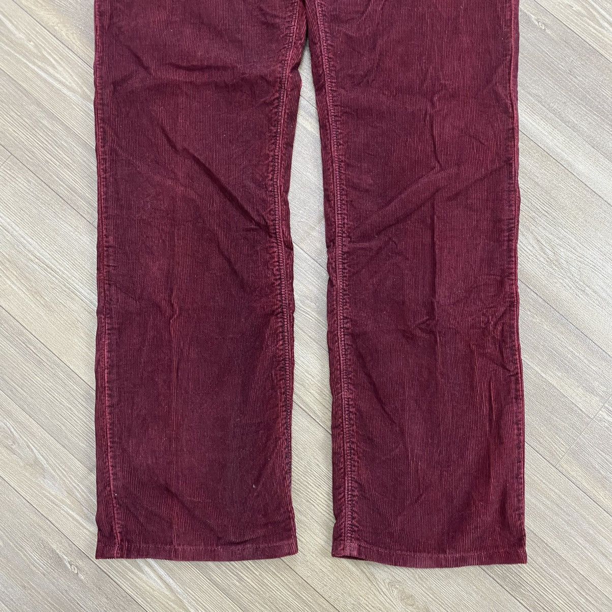 Gucci 1990s Gucci by Tom Ford Red Burgundy Corduroy Pants Luxury Size US 32 / EU 48 - 9 Thumbnail