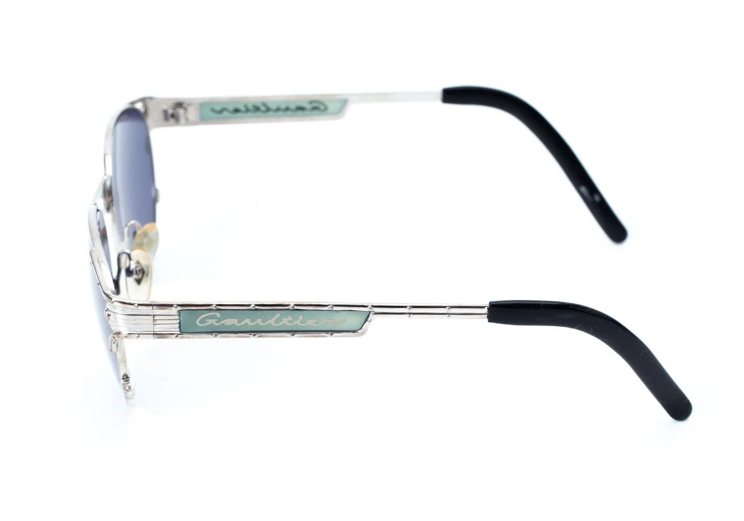 Jean Paul Gaultier Side Window Frame Sunglasses in Silver 50-18-140 Size ONE SIZE - 5 Thumbnail