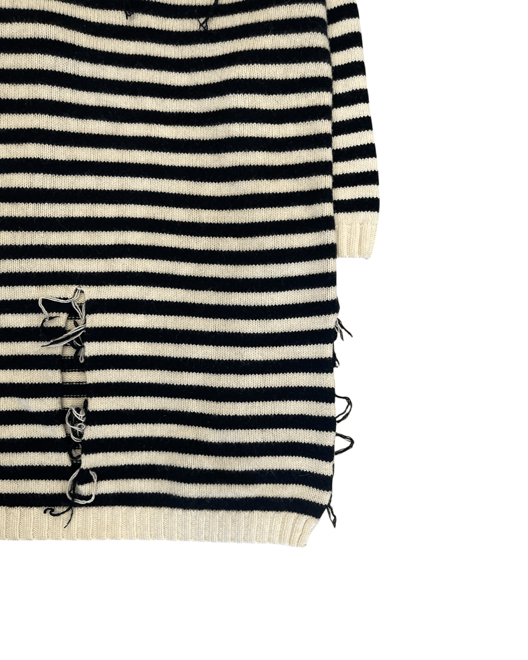 Charles Jeffrey LOVERBOY Charles Jeffrey Loverboy AW18 Distressed Long Knit Sweater Size ONE SIZE - 8 Thumbnail