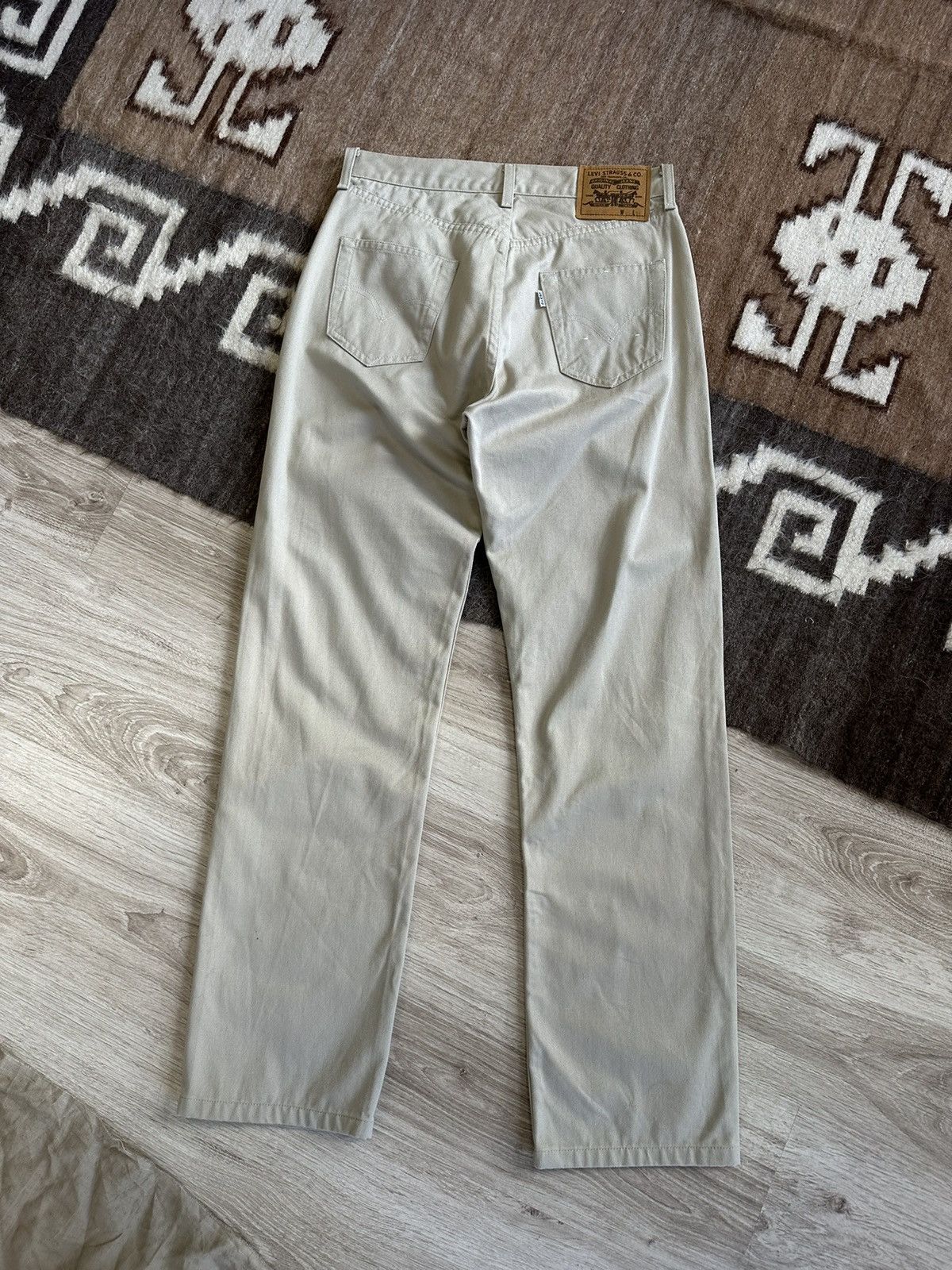 Levi's Levi’s 401 90s White Tab Pants Trousers 4220AC Size US 30 / EU 46 - 1 Thumbnail