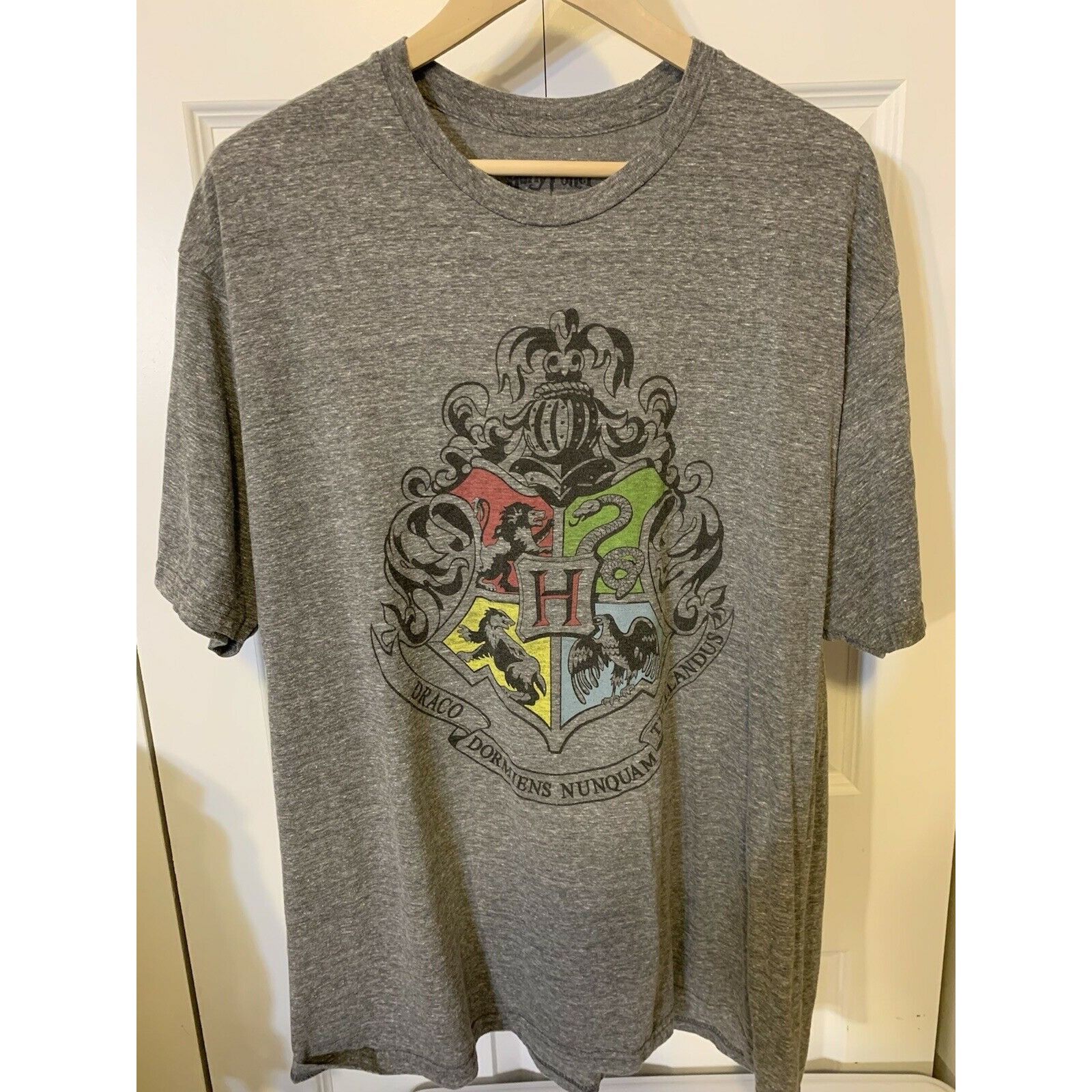 Other Harry Potter Men’s Sz 2XL Gray T-shirt Draco Dormiens Nunqua Size US XXL / EU 58 / 5 - 7 Thumbnail