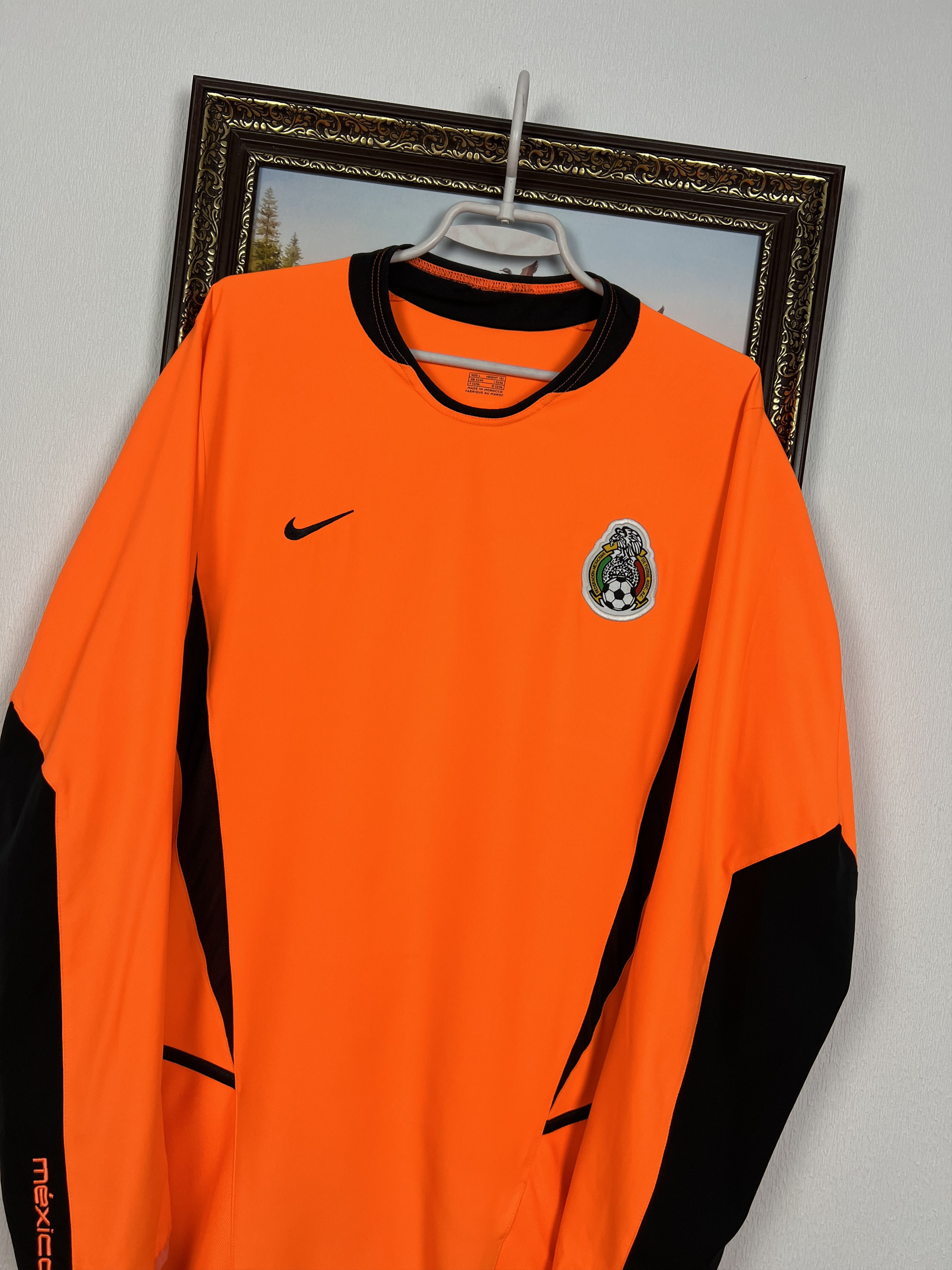 Nike Mexico Goalkeeper football shirt Soccer Nike National Tee Size US L / EU 52-54 / 3 - 4 Thumbnail