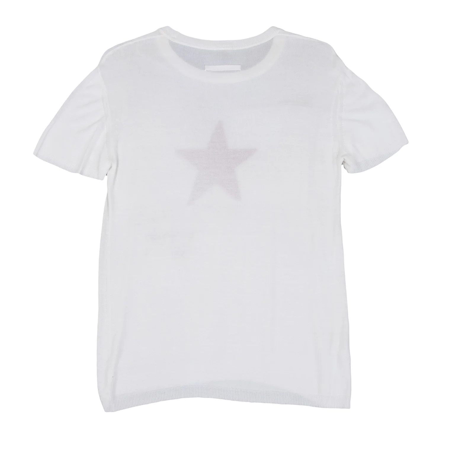 Jean Paul Gaultier Star Jacquard Knit Top in Off-White with Flaws Size US M / EU 48-50 / 2 - 10 Thumbnail