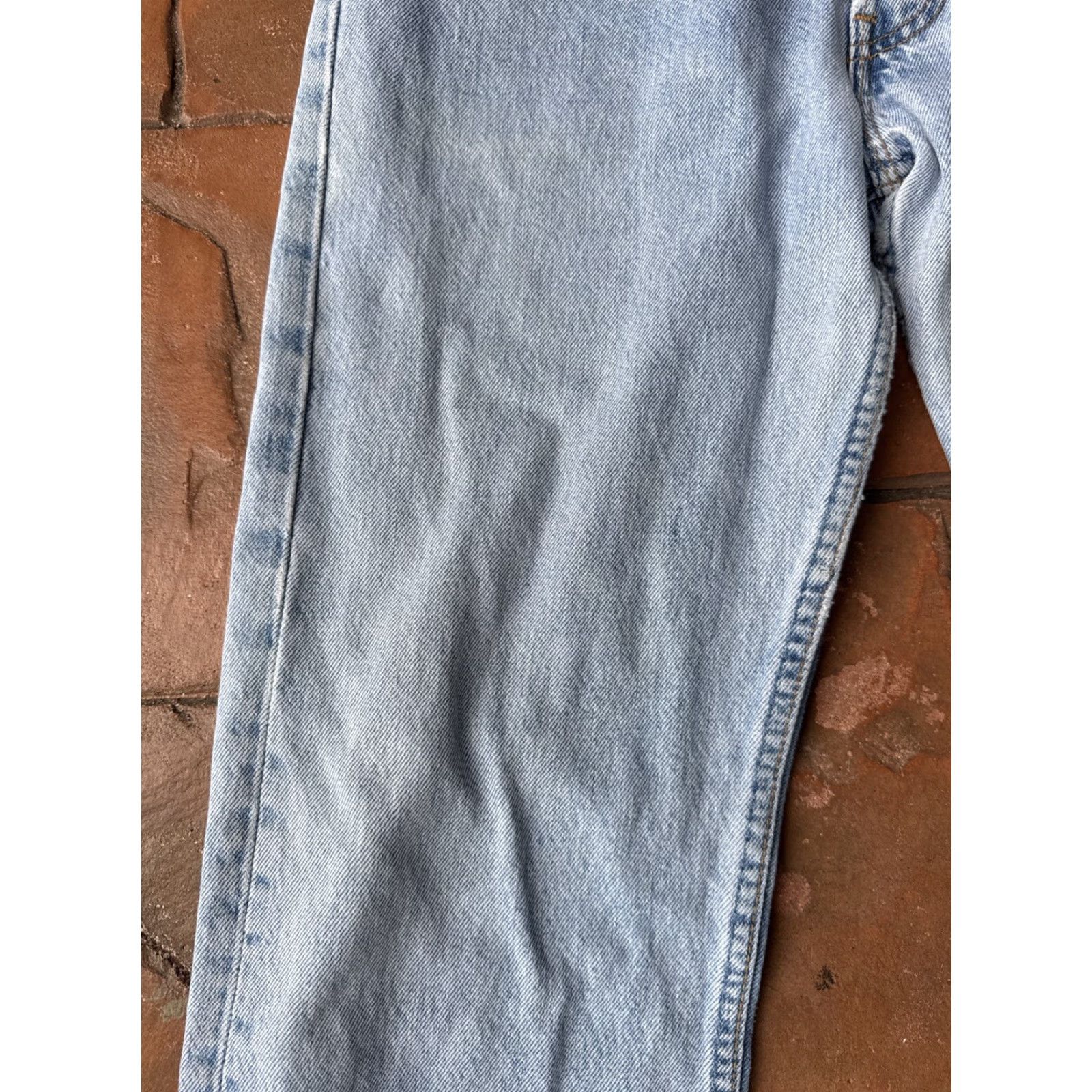 Levi's VINTAGE Levi's 501 Jeans Womens 29x32 Button Fly Blue Denim 90s USA Size 29" - 6 Thumbnail