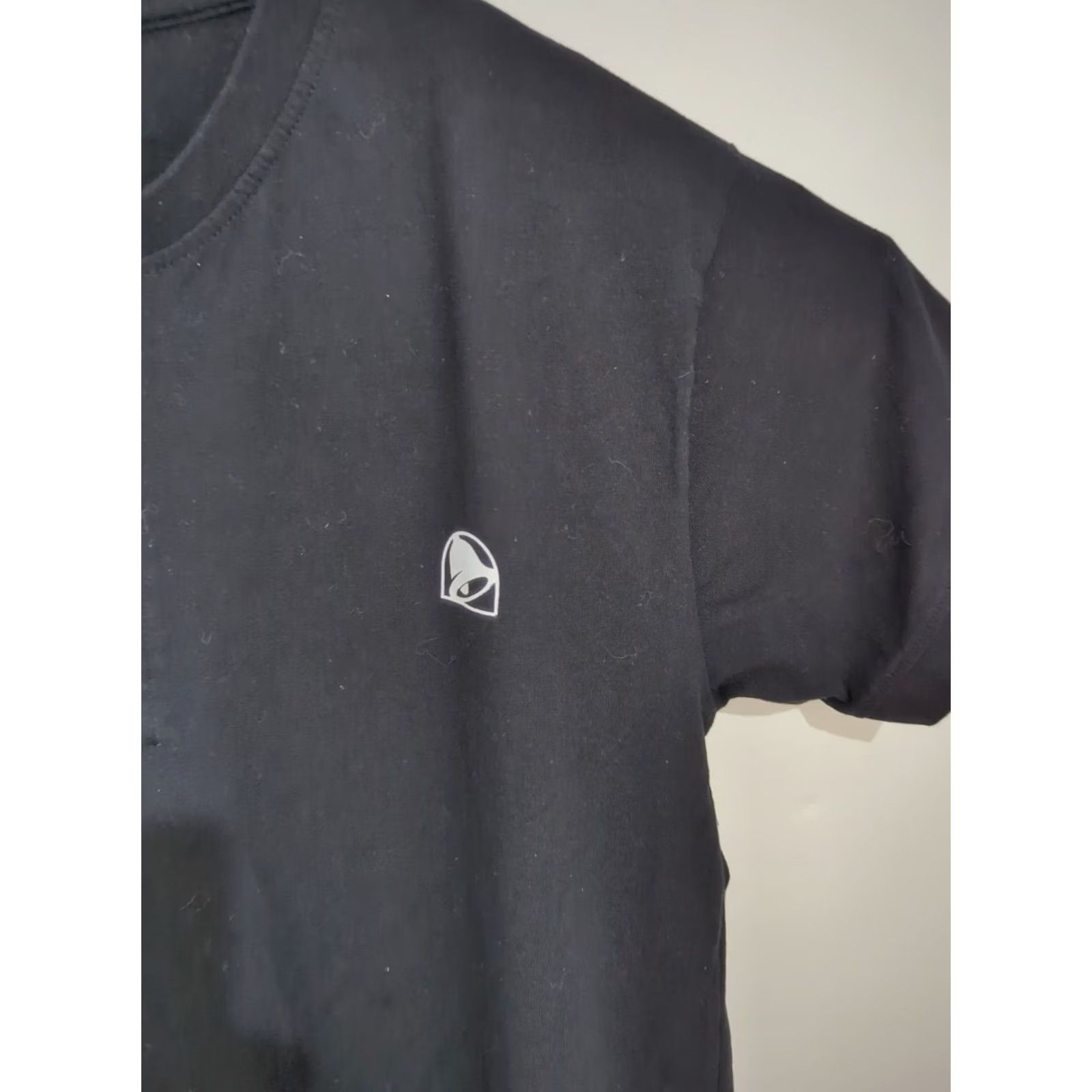 Bell Taco Bell Shirt Unisex Adults Black 3 Button Henley Short Sleeve Double-Sided Logo Regular M Size US M / EU 48-50 / 2 - 5 Thumbnail
