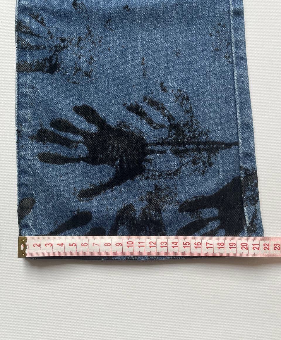 Just Cavalli Just Cavalli handprint painted print graphic denim pants Size 28" / US 6 / IT 42 - 13 Thumbnail