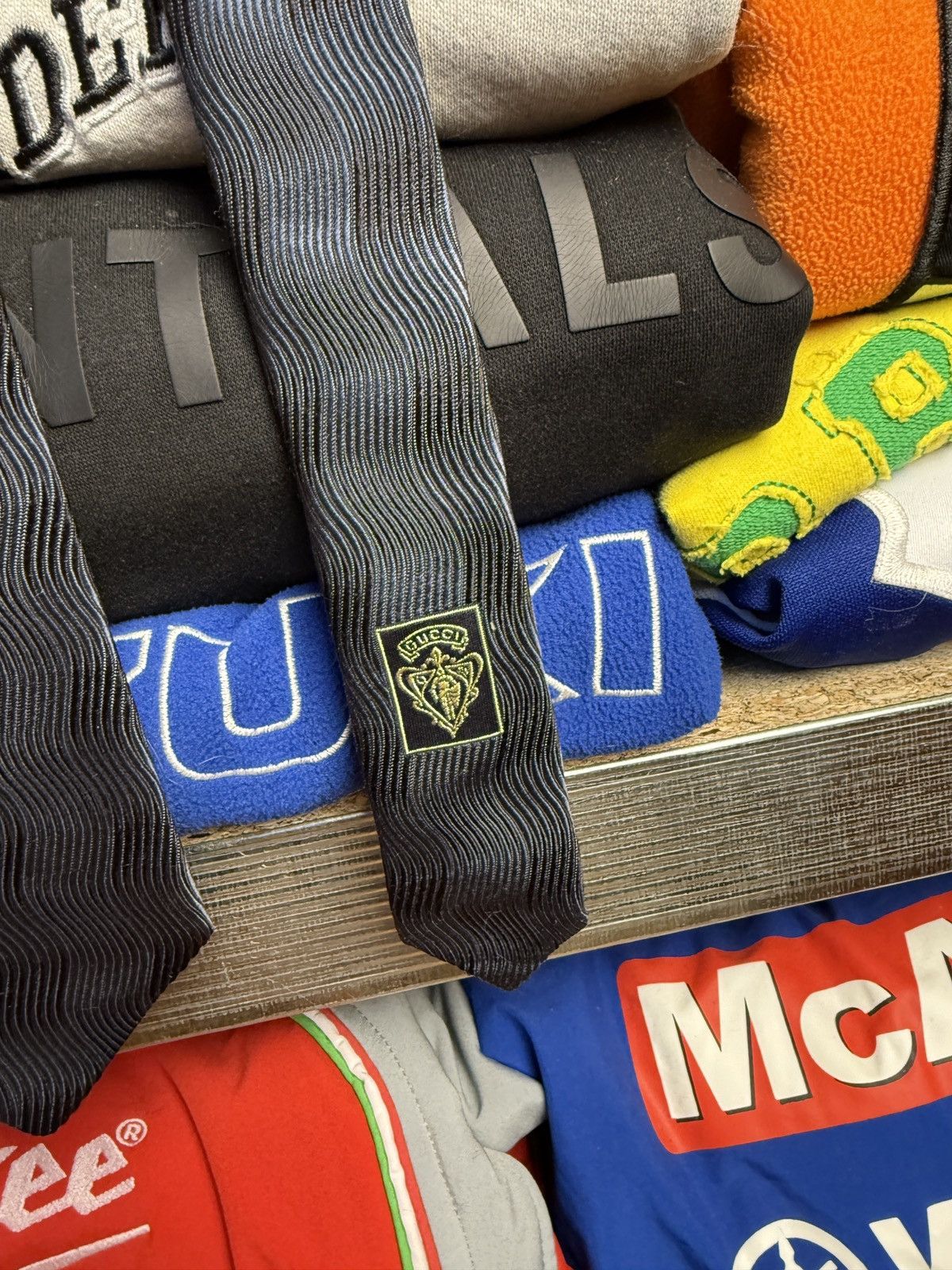 Gucci Vintage Gucci silk tie Size ONE SIZE - 4 Thumbnail
