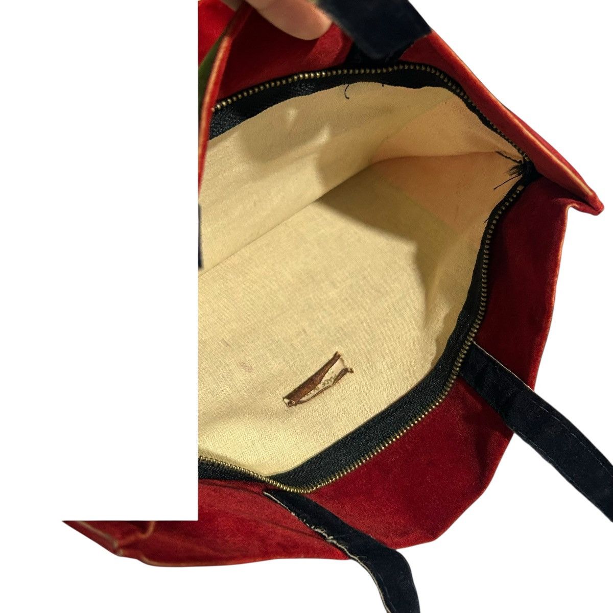 Roberta di Camerino × Vintage 🔥Rare🔥Roberta di Camerino vintage velvet hand bag Size ONE SIZE - 6 Thumbnail