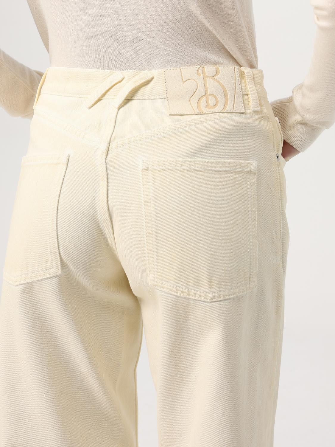 Burberry o1w1db10326 W Denim Straight Jeans in Cream Size 27" / US 4 / IT 40 - 5 Thumbnail