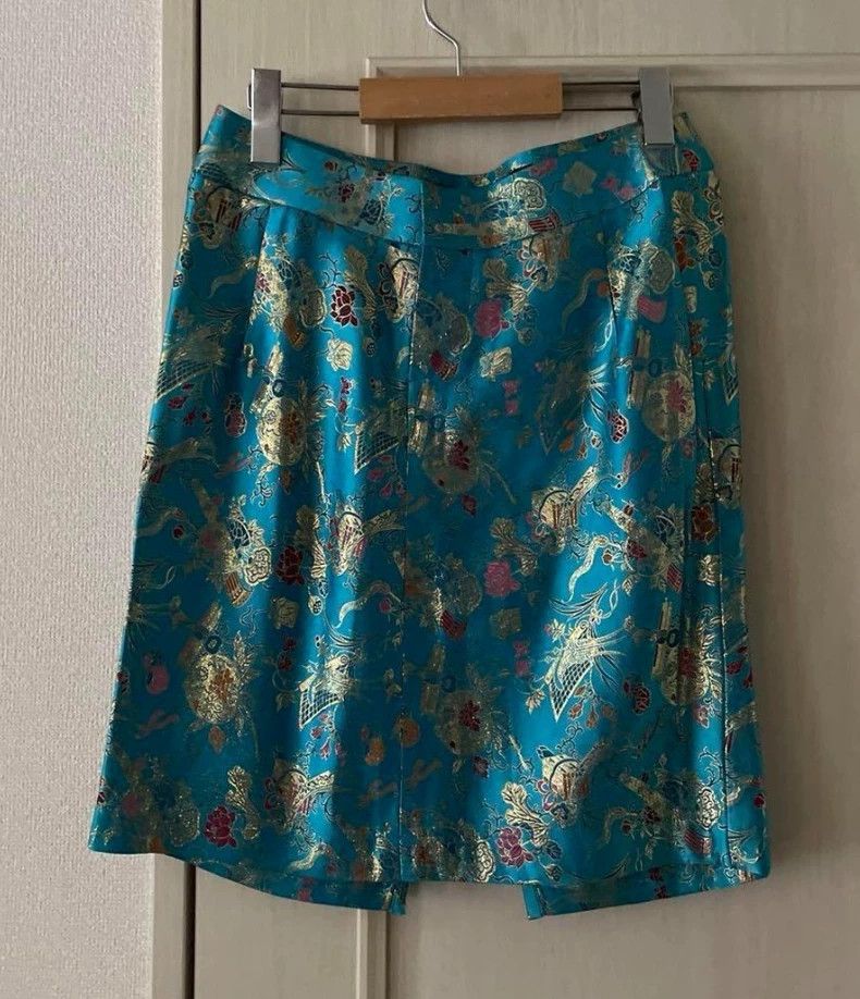 Junya Watanabe Junya Watanabe Women's Printed Skirt Size 38" / US 16 / IT 52 - 1 Thumbnail