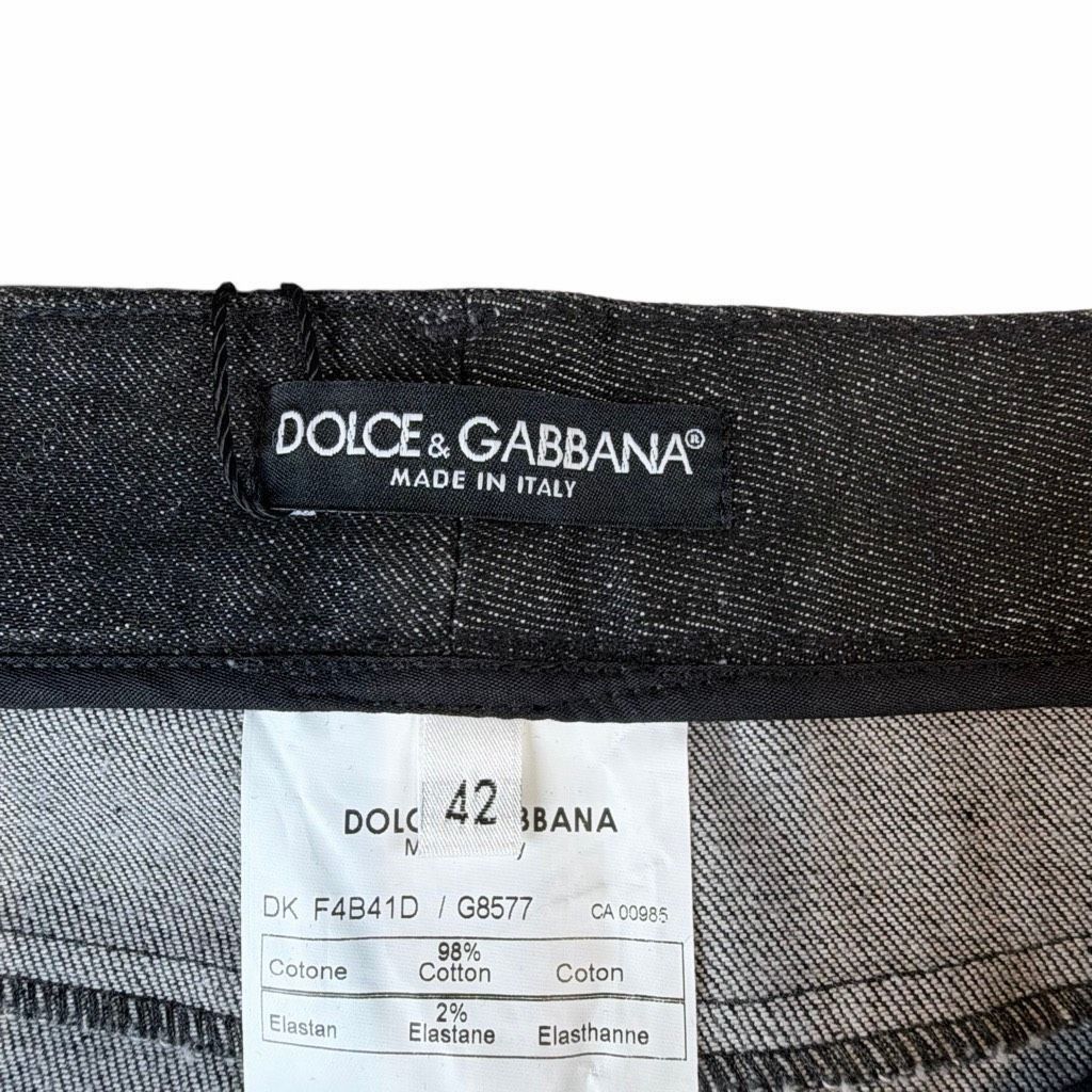 Dolce & Gabbana NWT Dolce & Gabbana Women’s Collection Dark Wash Denim Mini Size 28" / US 6 / IT 42 - 10 Thumbnail