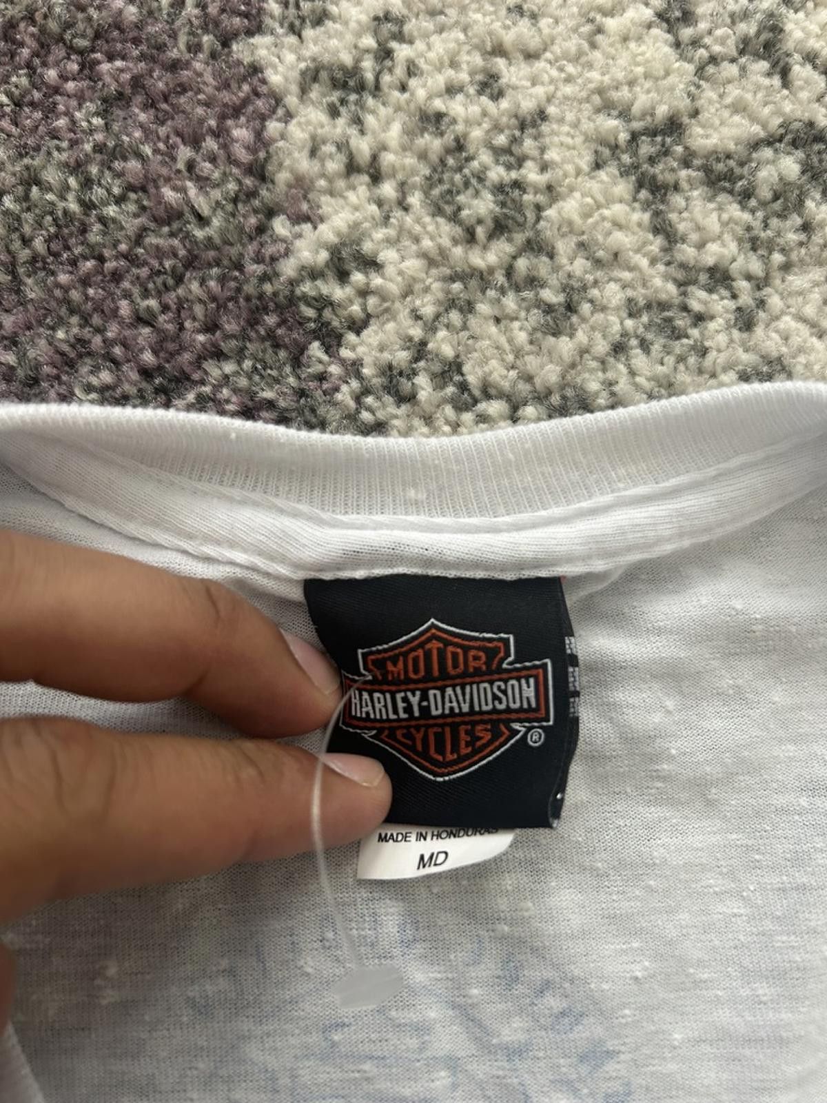 Harley Davidson Harley-Davidson Blue Flame Ombre V-Neck Tee – Barrie Size M / US 6-8 / IT 42-44 - 3 Thumbnail