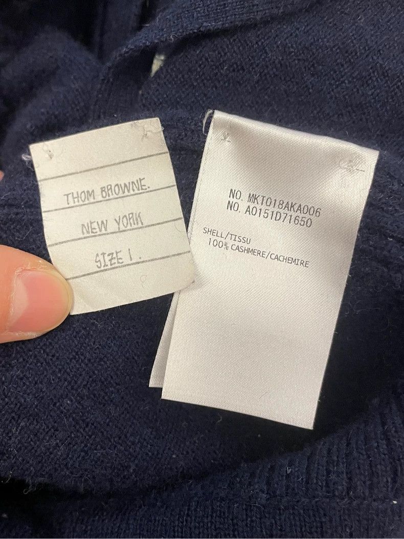 Thom Browne Thom browne Dark blue beautiful color stripe four-striped p Size US S / EU 44-46 / 1 - 6 Thumbnail