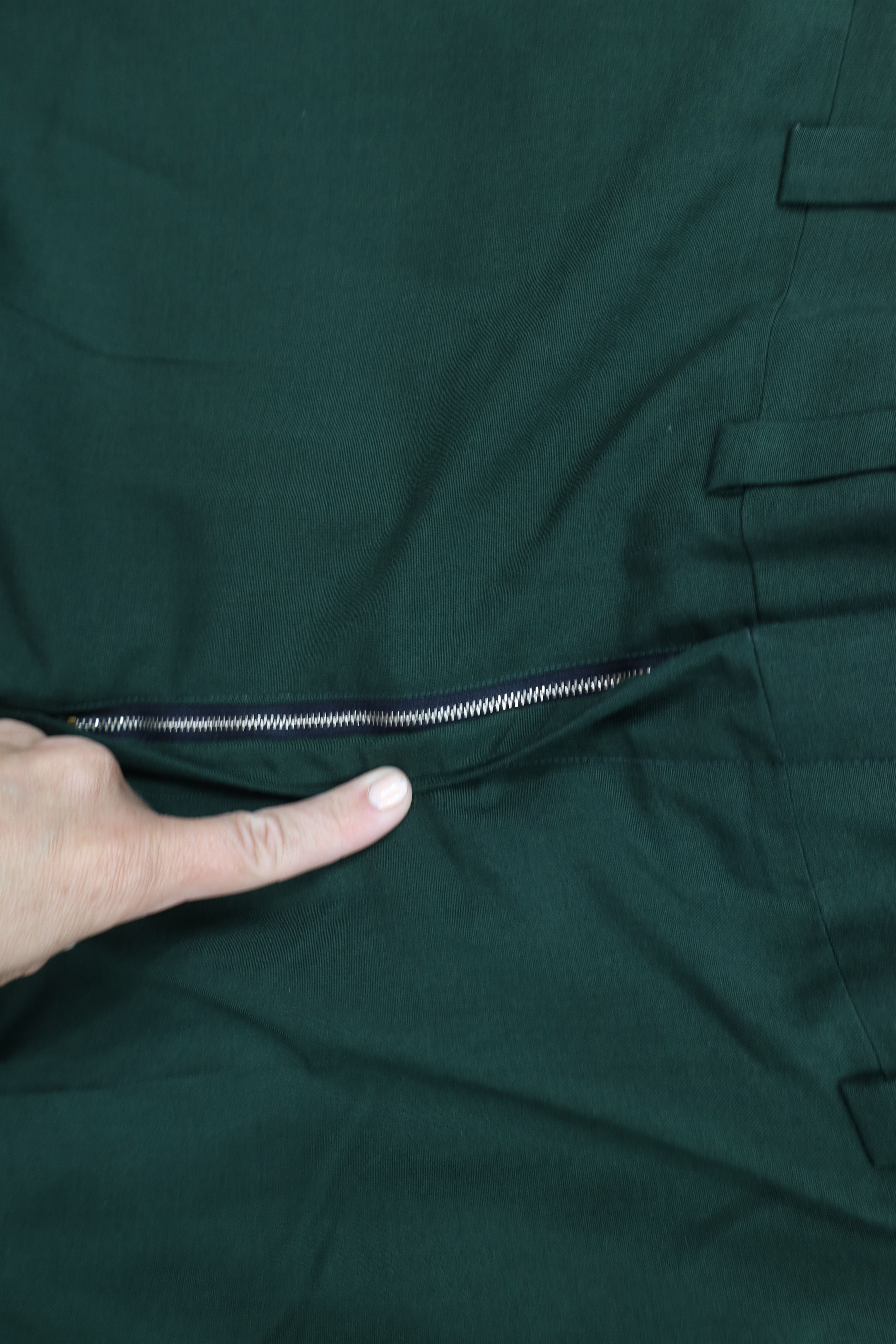 Vintage Vintage 70s Streetwear Blend Wide Leg Chino Pants Green USA Size US 36 / EU 52 - 6 Thumbnail