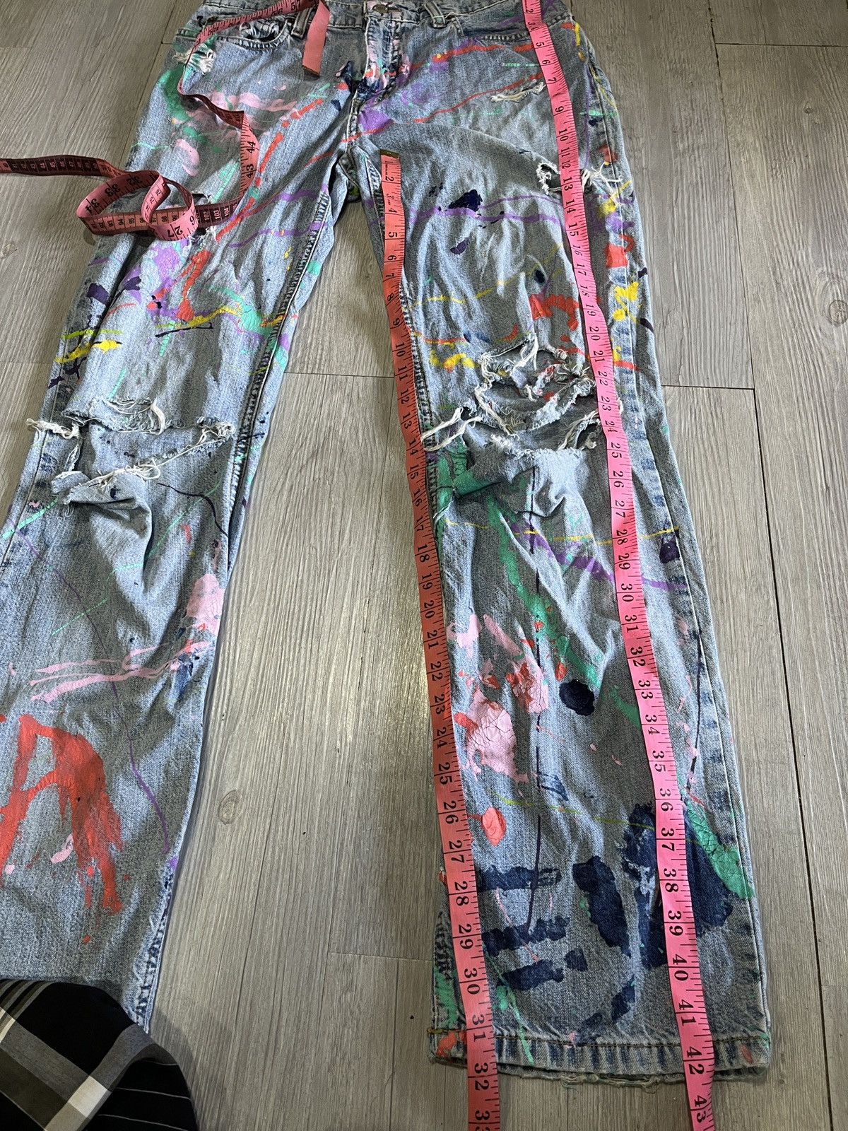 Polo Ralph Lauren Rare Distressed Denim POLO vintage Size US 34 / EU 50 - 9 Thumbnail