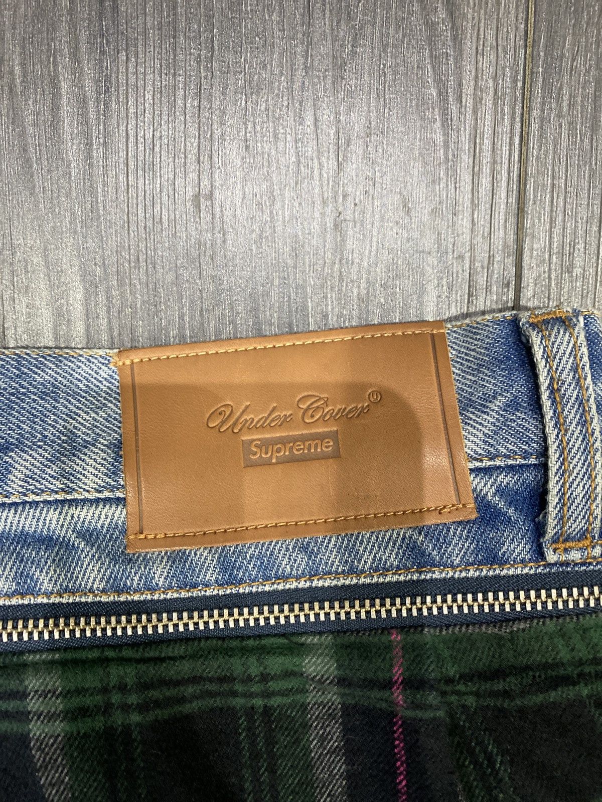 Supreme × Undercover Supreme UNDERCOVER Layered Washed Indigo Jeans Size 32 Size US 32 / EU 48 - 3 Thumbnail