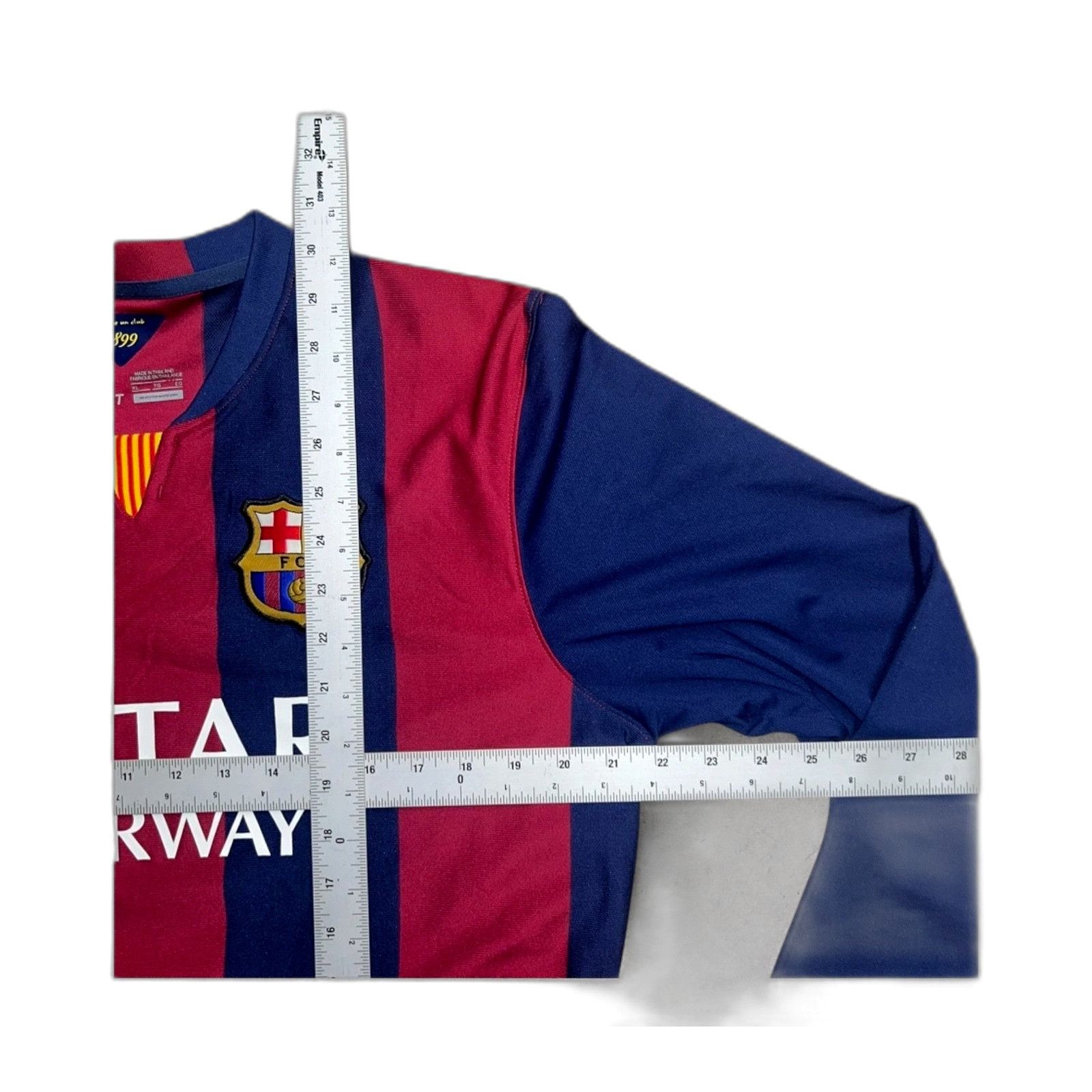 Nike FC Barcelona 2014-2015 Home Long Sleeve Jersey Ornelas #85 V Size US XL / EU 56 / 4 - 5 Thumbnail