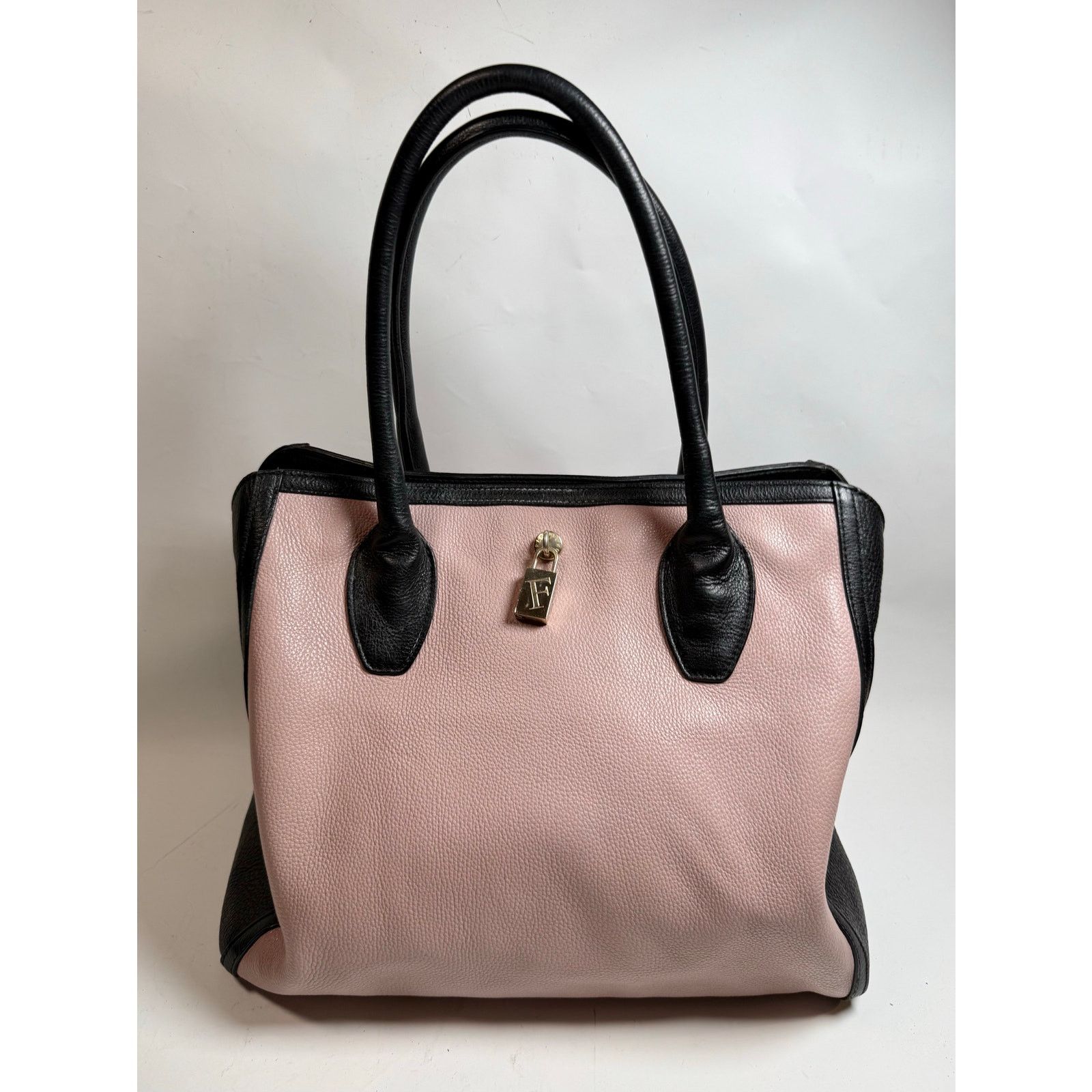 Furla Furla Olympia Two Tone Tote Bag $450 Size ONE SIZE - 3 Thumbnail