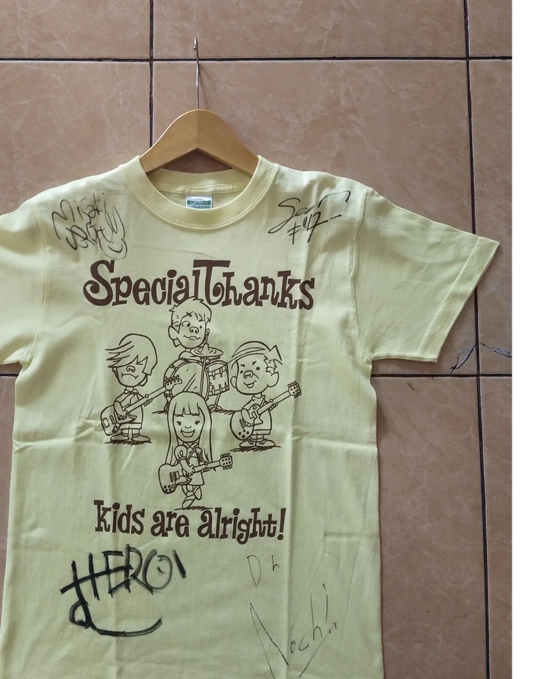 Band Tees × Japanese Brand × Vintage SpecialThanks Kids Are Allright! Signed Official Band Tees Size US S / EU 44-46 / 1 - 2 Thumbnail