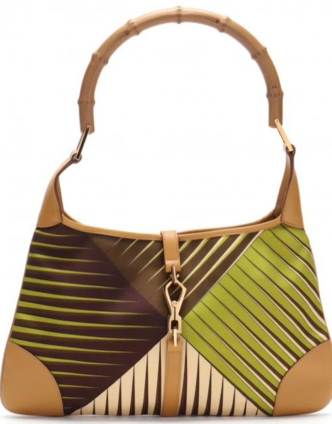 Gucci Vintage Gucci Satin Bamboo Jackie O Shoulder Bag Size ONE SIZE - 1 Thumbnail