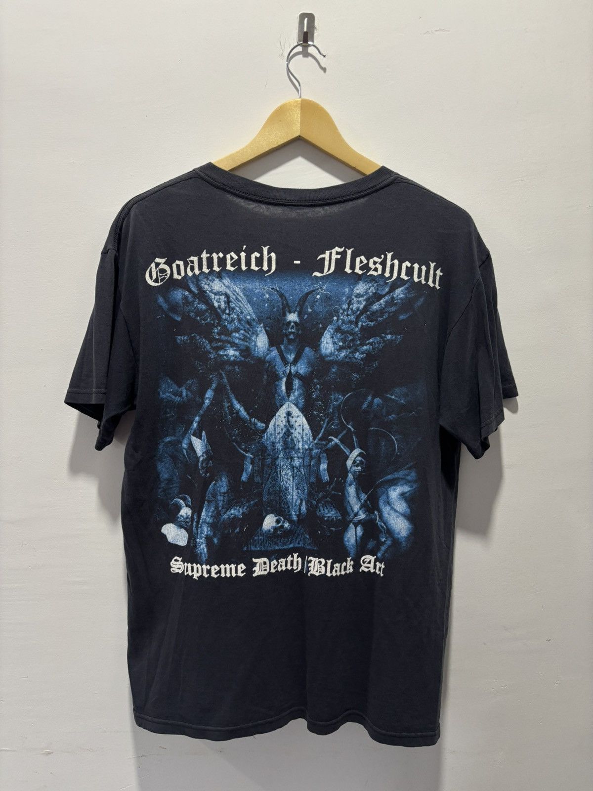 Band Tees × Vintage Vintage Belphegor “Goatreich - Fleshcut” 2005 Tshirt Size US L / EU 52-54 / 3 - 2 Thumbnail
