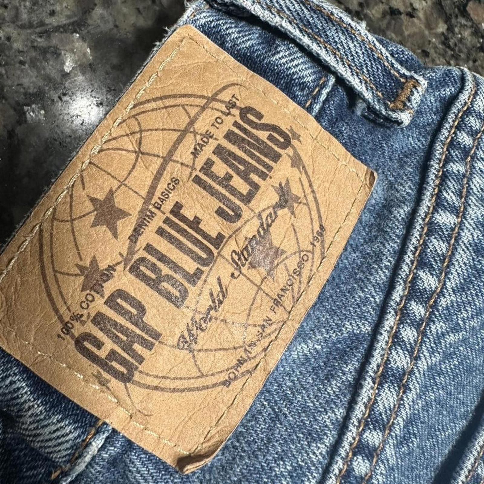 Gap Gap High Waist Blue Jeans Size 8 Reverse Tapered Vintage Size 28" / US 6 / IT 42 - 5 Thumbnail