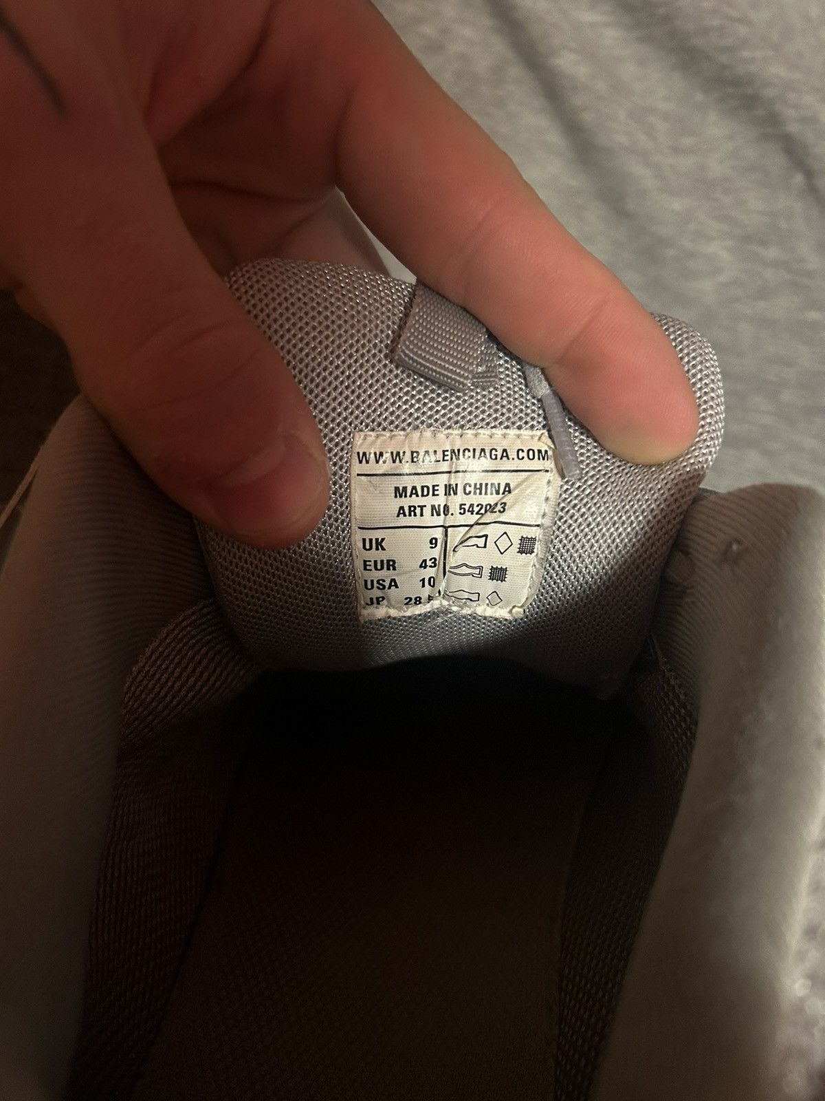 Balenciaga Silver balenciaga tracks Size US 10 / EU 43 - 11 Thumbnail