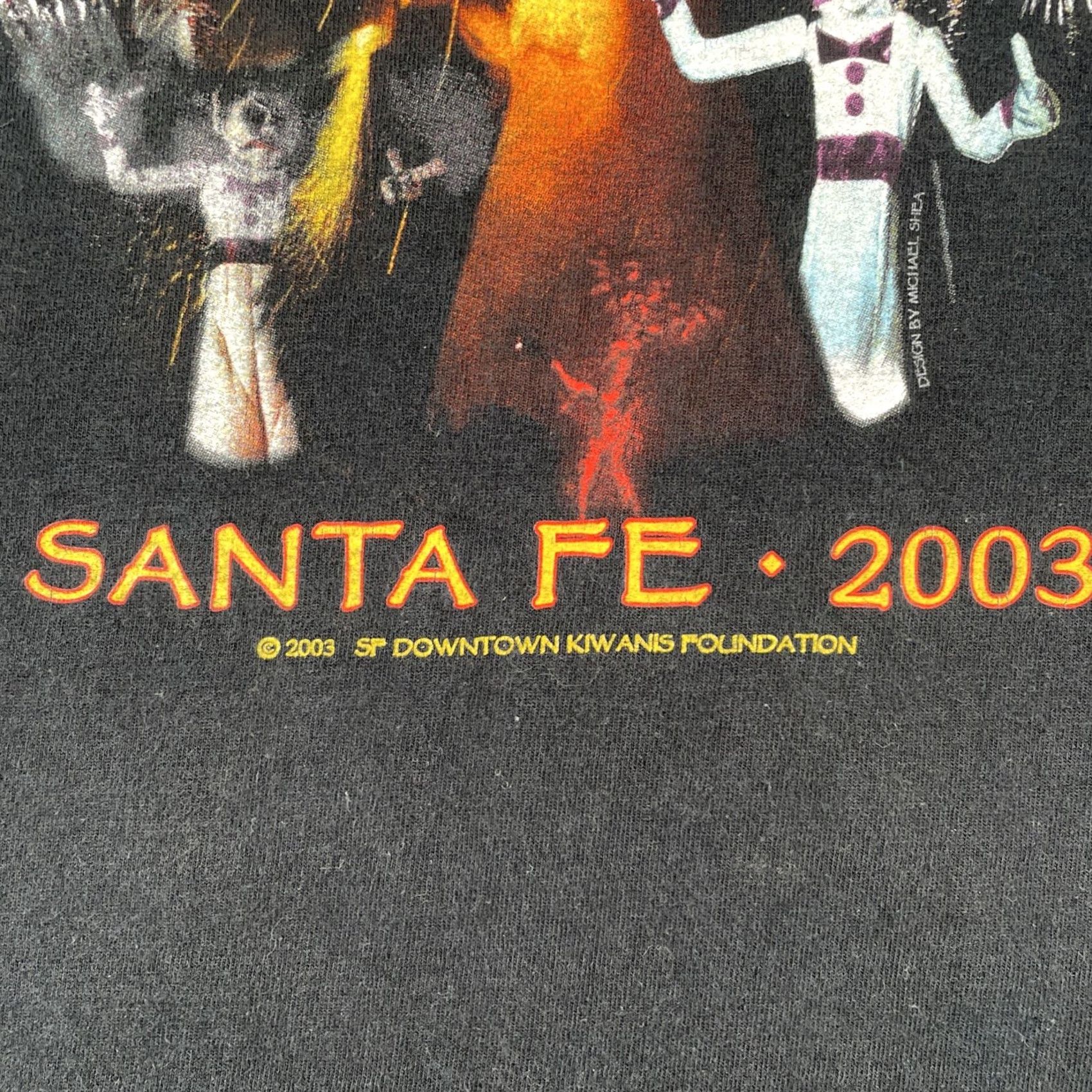 Hanes VINTAGE Hanes XL Zozobra 2003 Black Shirt Men Crew Neck Short Sleeve 90s Y2K Desert Southwestern Santa Fe New Mexico Burn Him Firedancer Music Dance Size US XL / EU 56 / 4 - 5 Thumbnail
