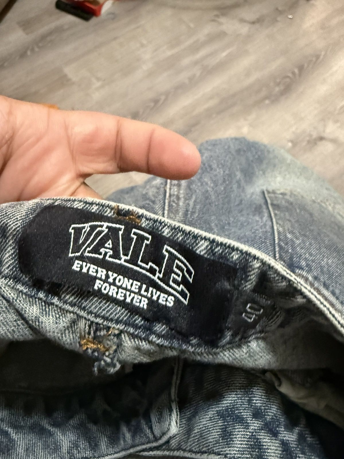 Vale Vale Blue Crystal Stripe Denim Size 40 Size US 40 / EU 56 - 11 Thumbnail
