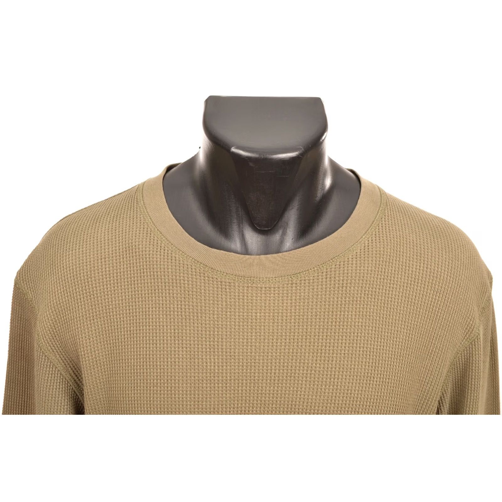 Finisterre Finisterre DDP Sweatshirt Shirt Men M Green Organic Cotton Waffle Pullover Size US M / EU 48-50 / 2 - 2 Thumbnail