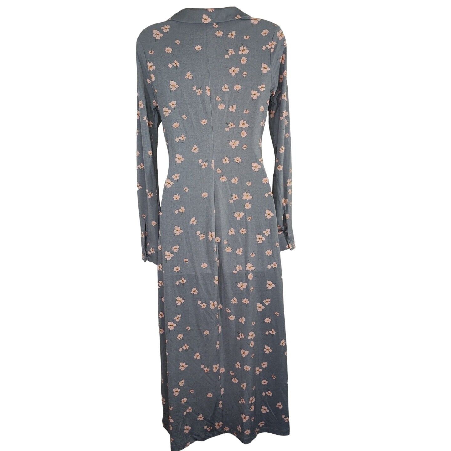 Other Wayf Blue Pink Floral Sheath Dress Plunge V-neck Size XS Size XS / US 0-2 / IT 36-38 - 8 Thumbnail