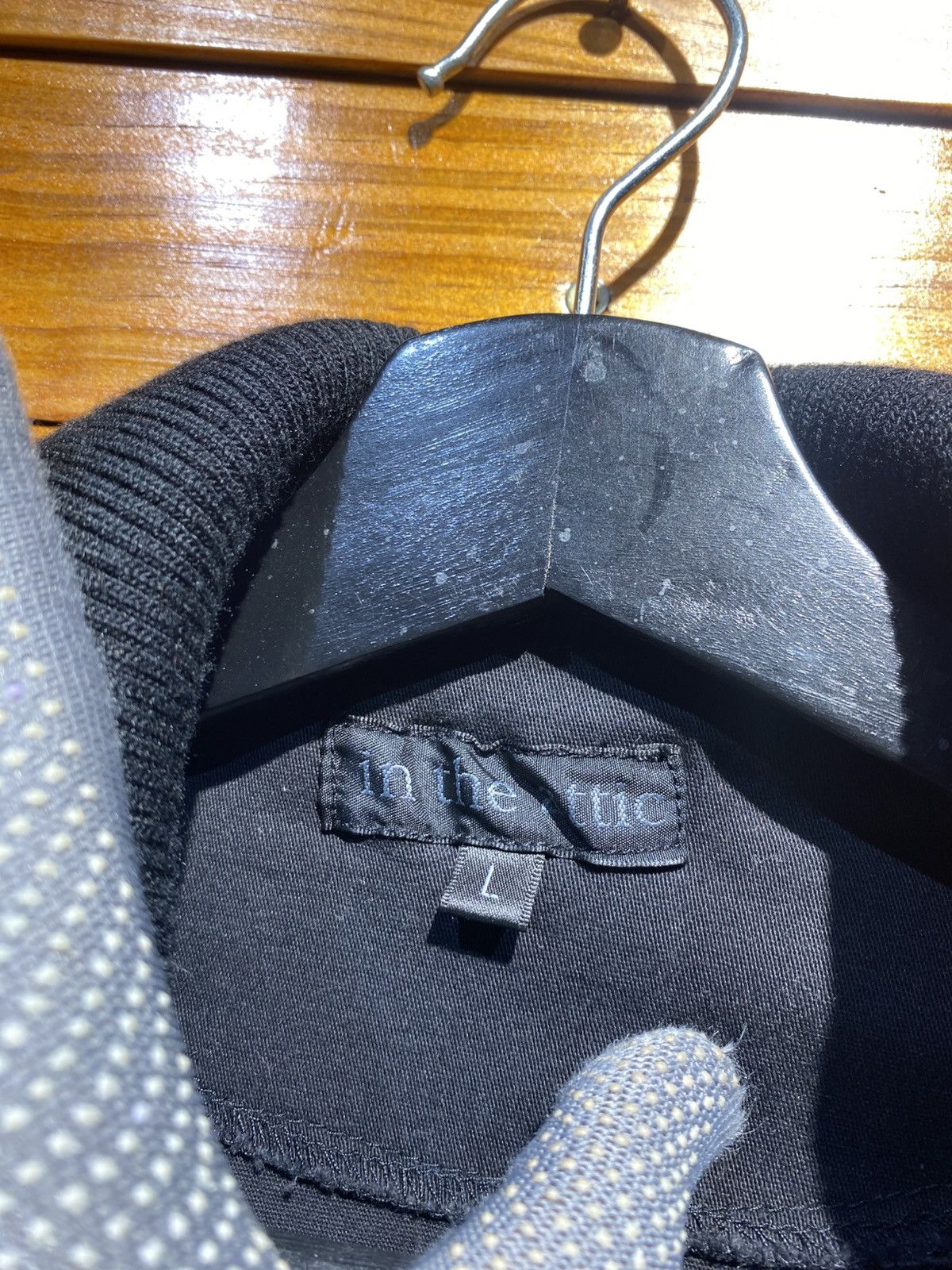 In The Attic In the Attic Black Denim Jacket Vintage Casual Size M / US 6-8 / IT 42-44 - 6 Thumbnail