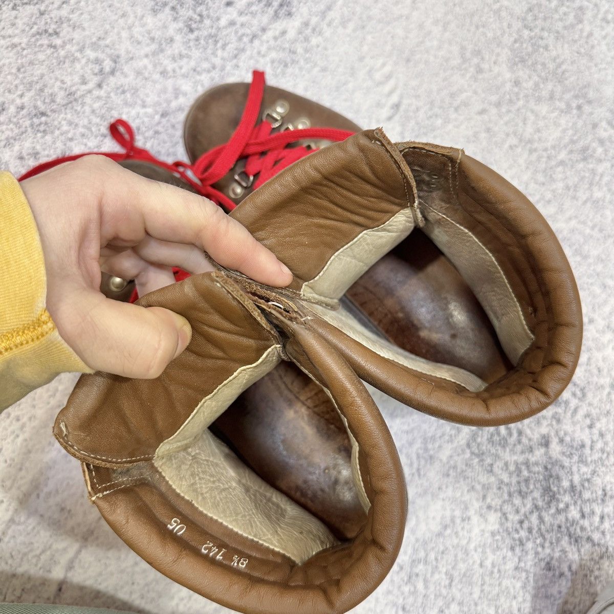 LOWA Vintage Heritage Lowa Germany Outdoor Hiking Boots UK8.5 Size US 9.5 / EU 42-43 - 9 Thumbnail
