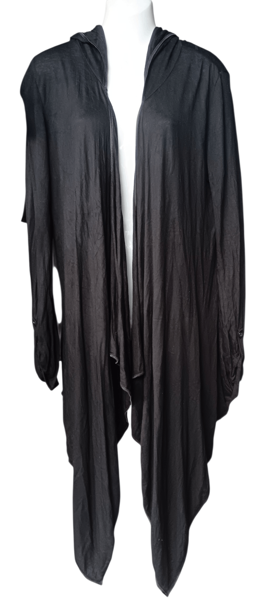 Japanese Brand CLOSSHI ASYMMETRICAL PUNK STYLE HOODED CARDIGAN Size M / US 6-8 / IT 42-44 - 1 Thumbnail
