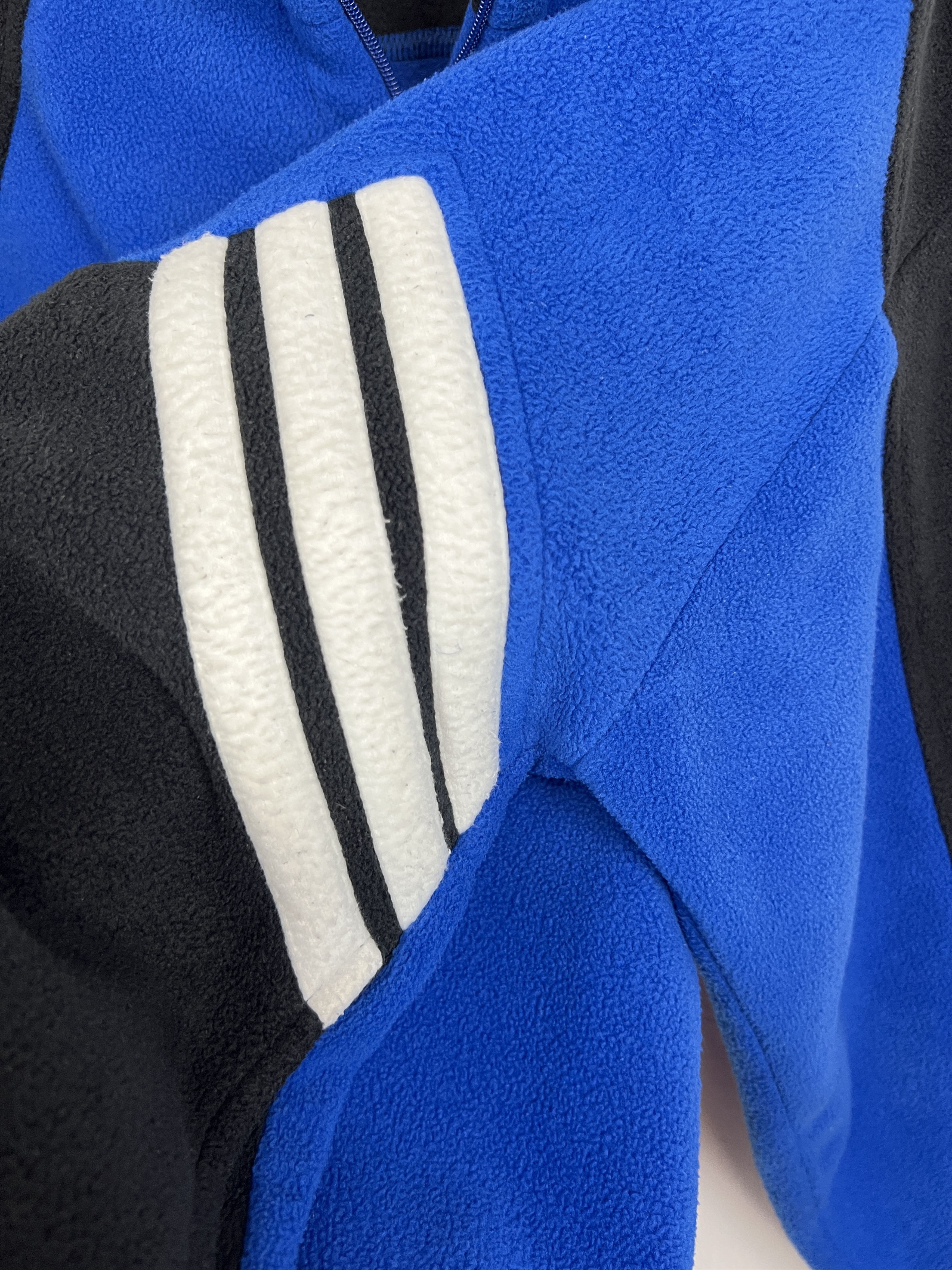 Adidas Vintage 90's Adidas FC Schalke 04 Template Jacket Fleece Size US M / EU 48-50 / 2 - 5 Thumbnail