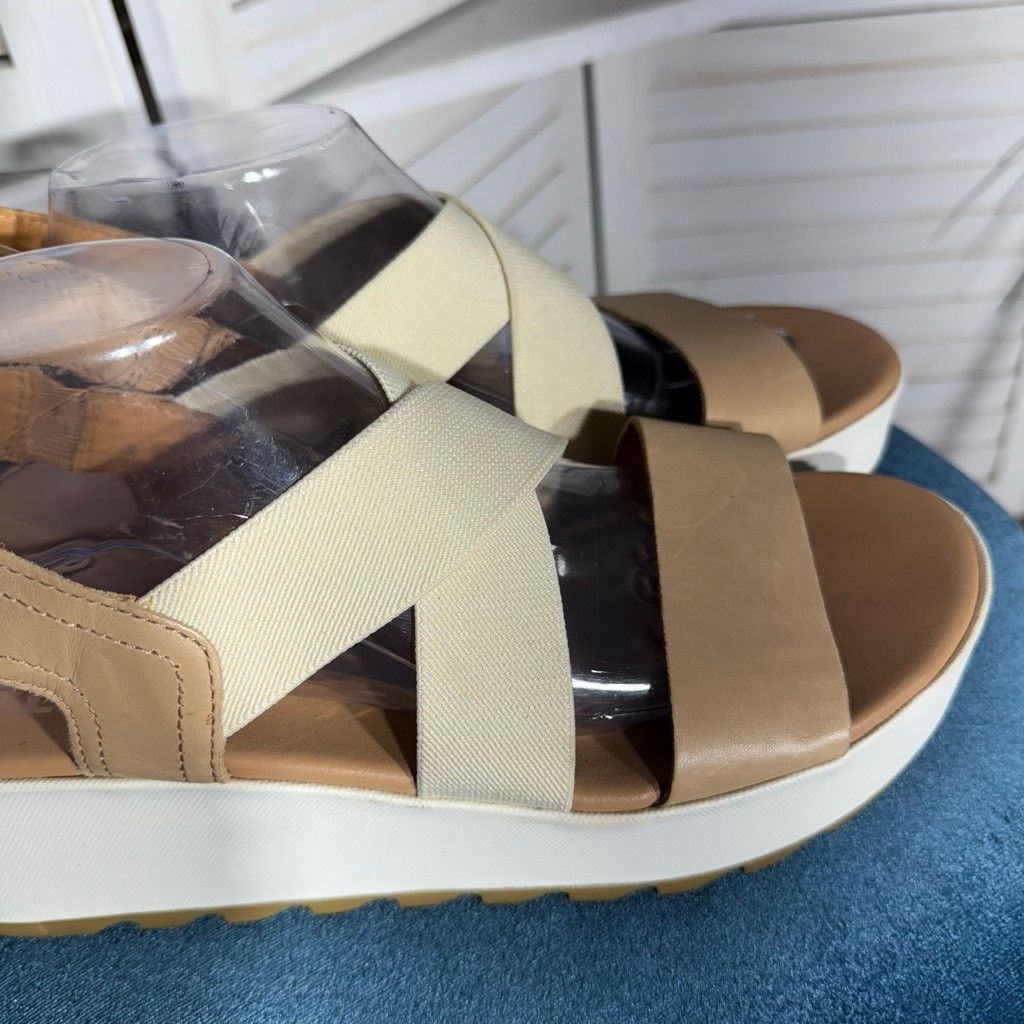 SOREL Sorel Cameron sandal platform slingback leather beige 11 Size US 11 / IT 41 - 5 Thumbnail