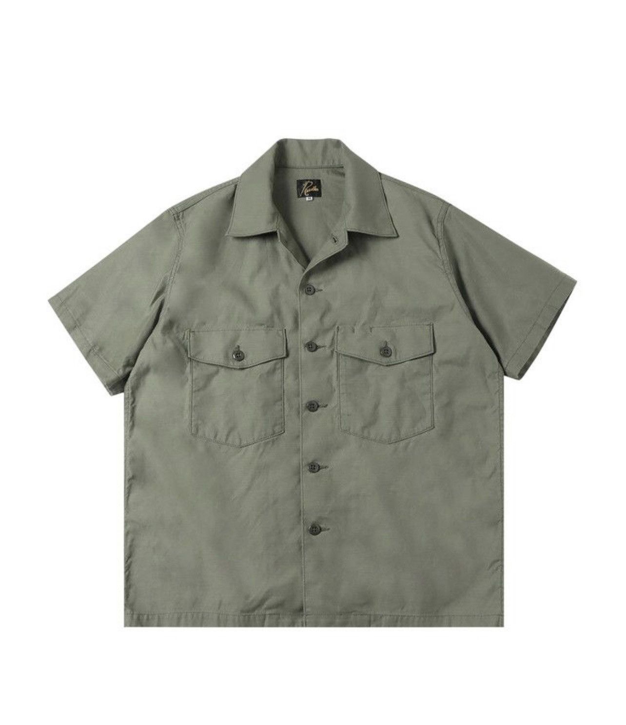 Needles Needles Nepenthese Fatigue Work Shirt Olive Large Size US L / EU 52-54 / 3 - 2 Thumbnail